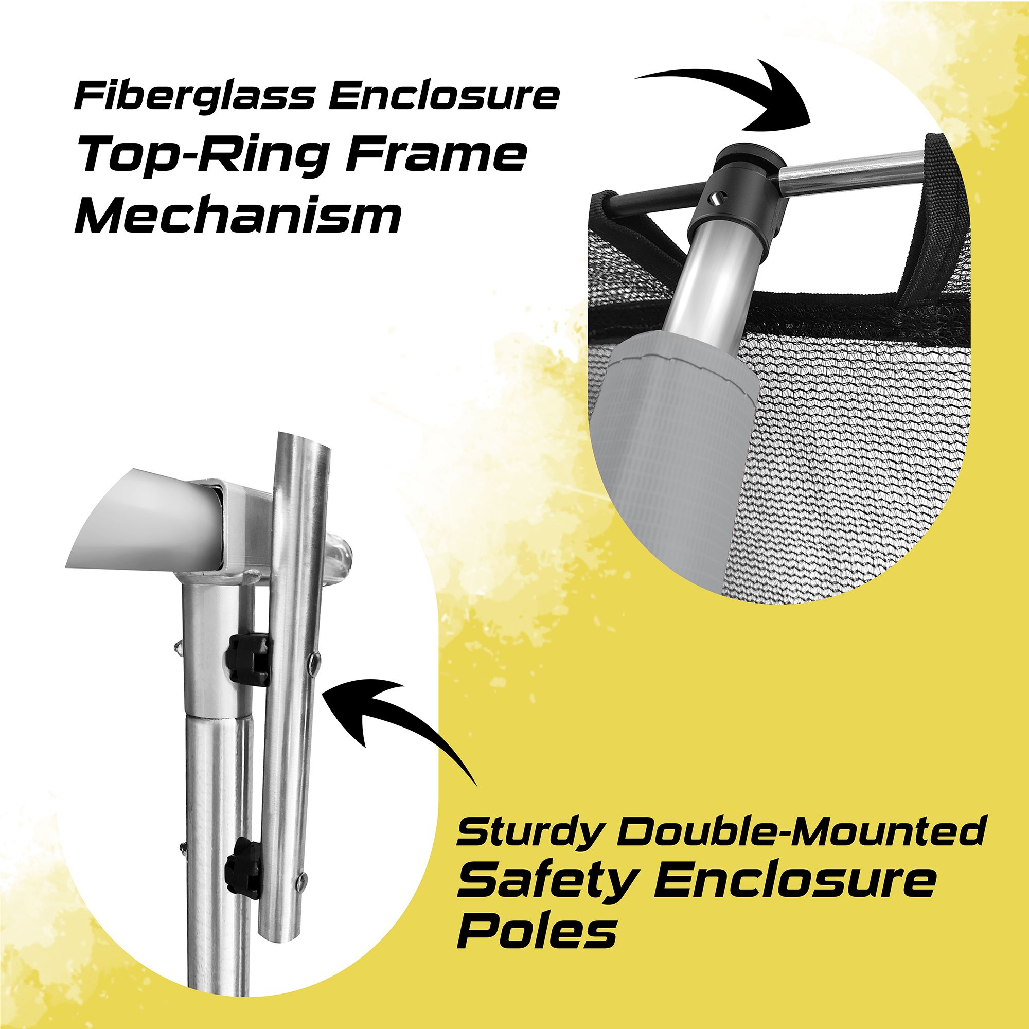 Upper Bounce 14 Foot Pumpkin-Shaped Trampoline Set with Enclosure product image