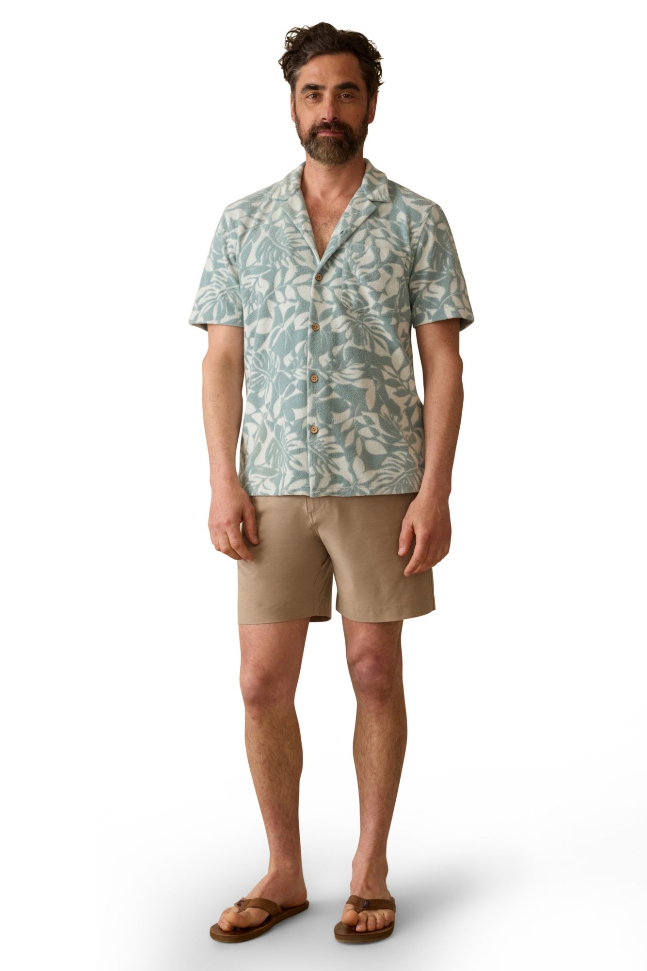 Faherty Men's Cabana Towel Terry Shirt product image