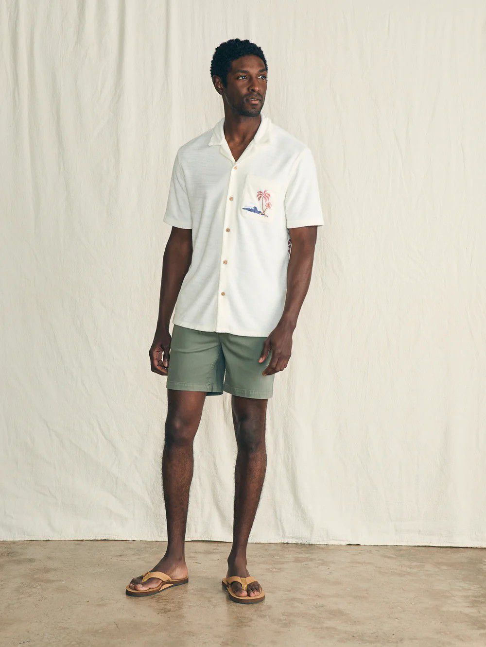 Faherty Men's Cabana Towel Terry Shirt product image