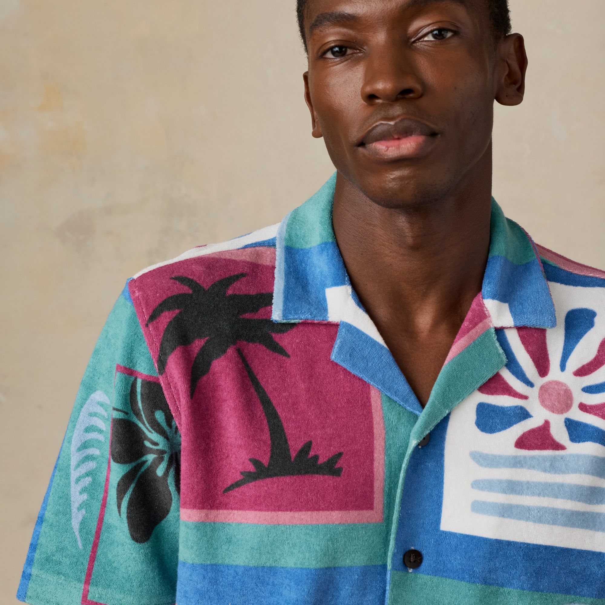 Faherty Men's Cabana Towel Terry Shirt product image