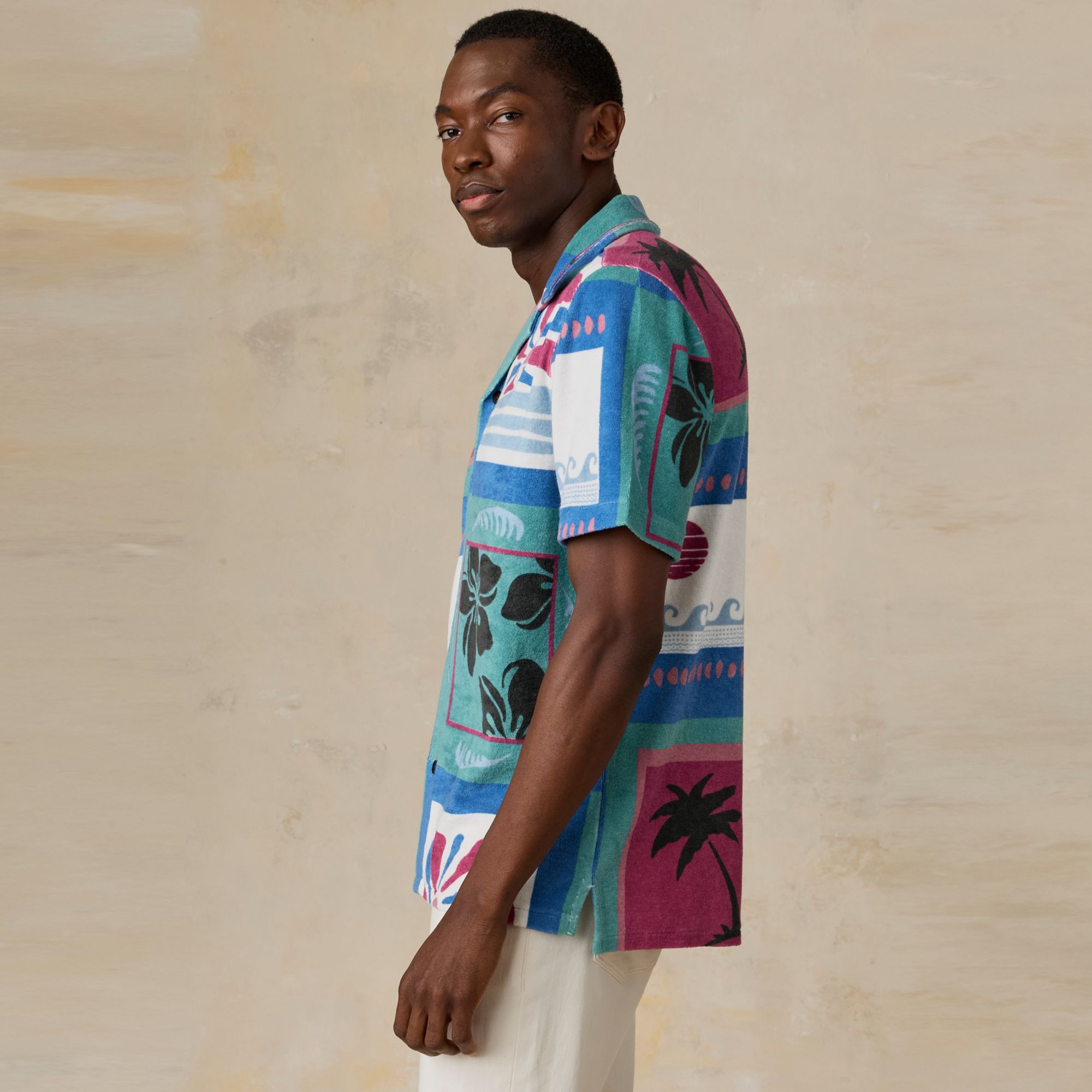 Faherty Men's Cabana Towel Terry Shirt product image