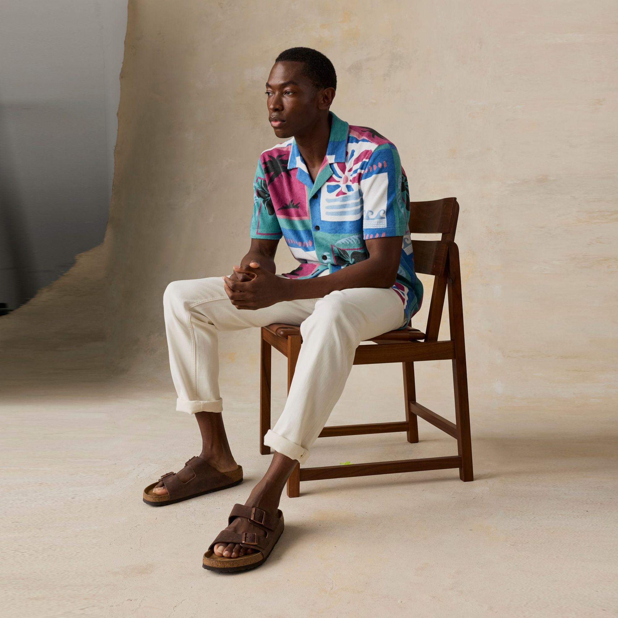 Faherty Men's Cabana Towel Terry Shirt product image