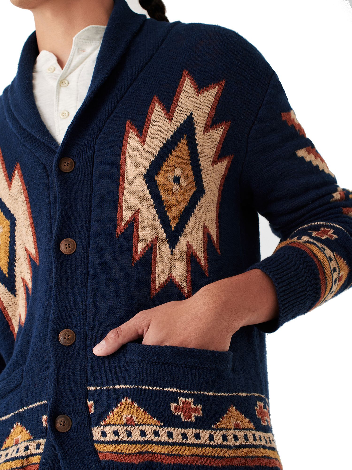 Faherty Men's B.Yellow Cardigan product image