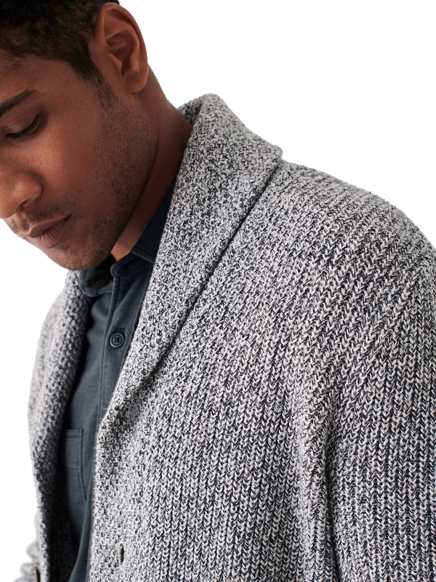 Faherty Men's Marled Cotton Cardigan product image
