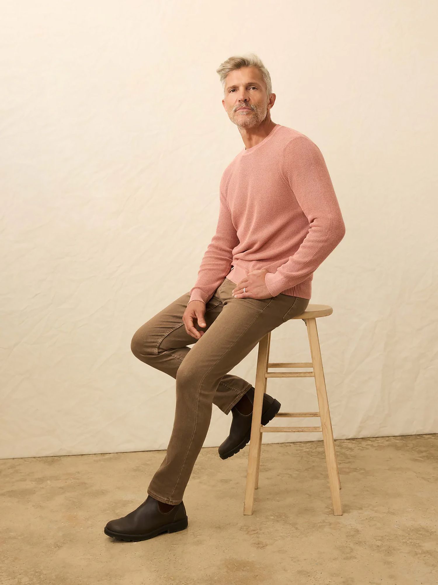Faherty Men's Sunwashed Crewneck Sweater product image