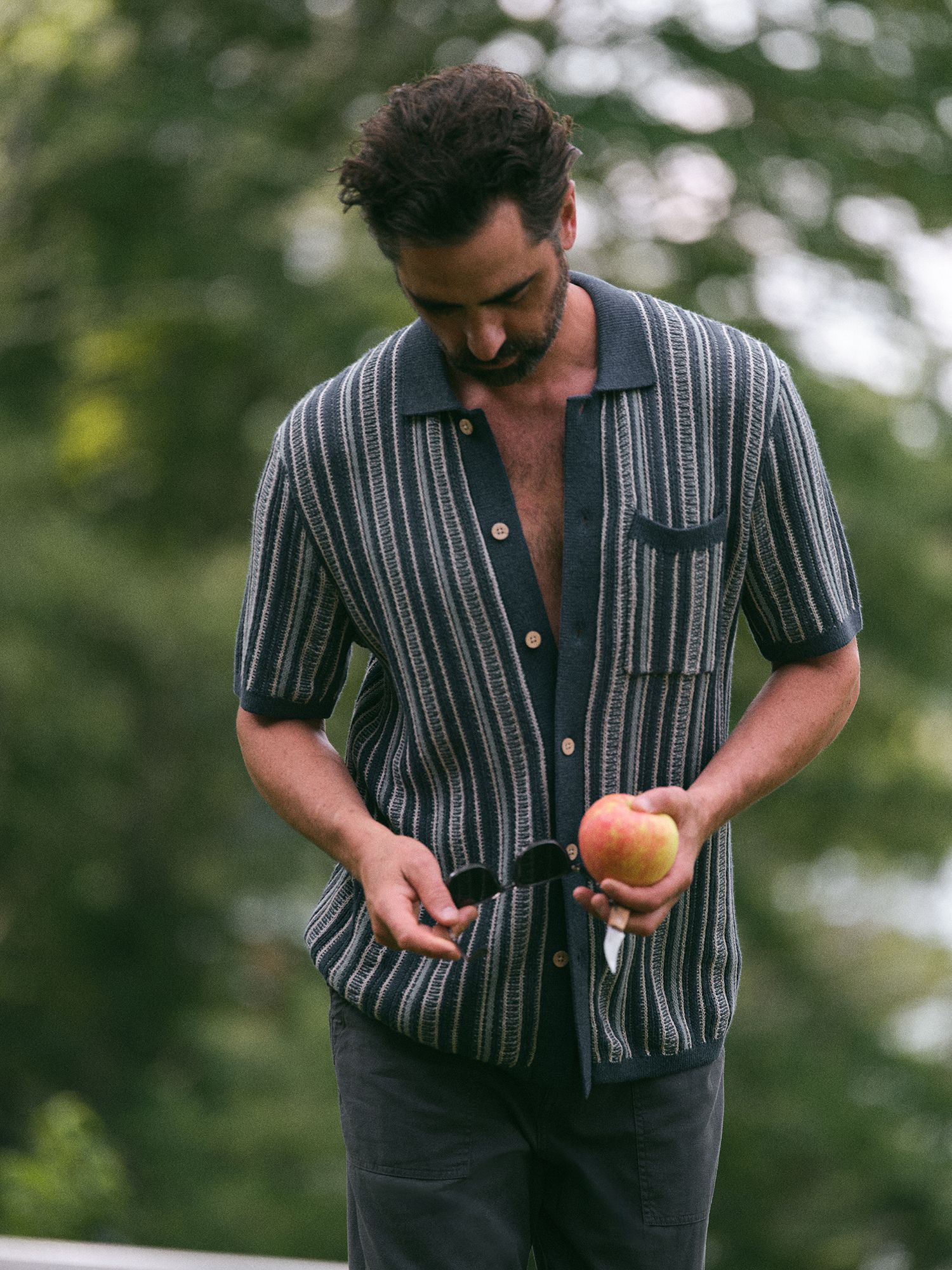 Faherty Men's Sweater Short Sleeve Shirt product image