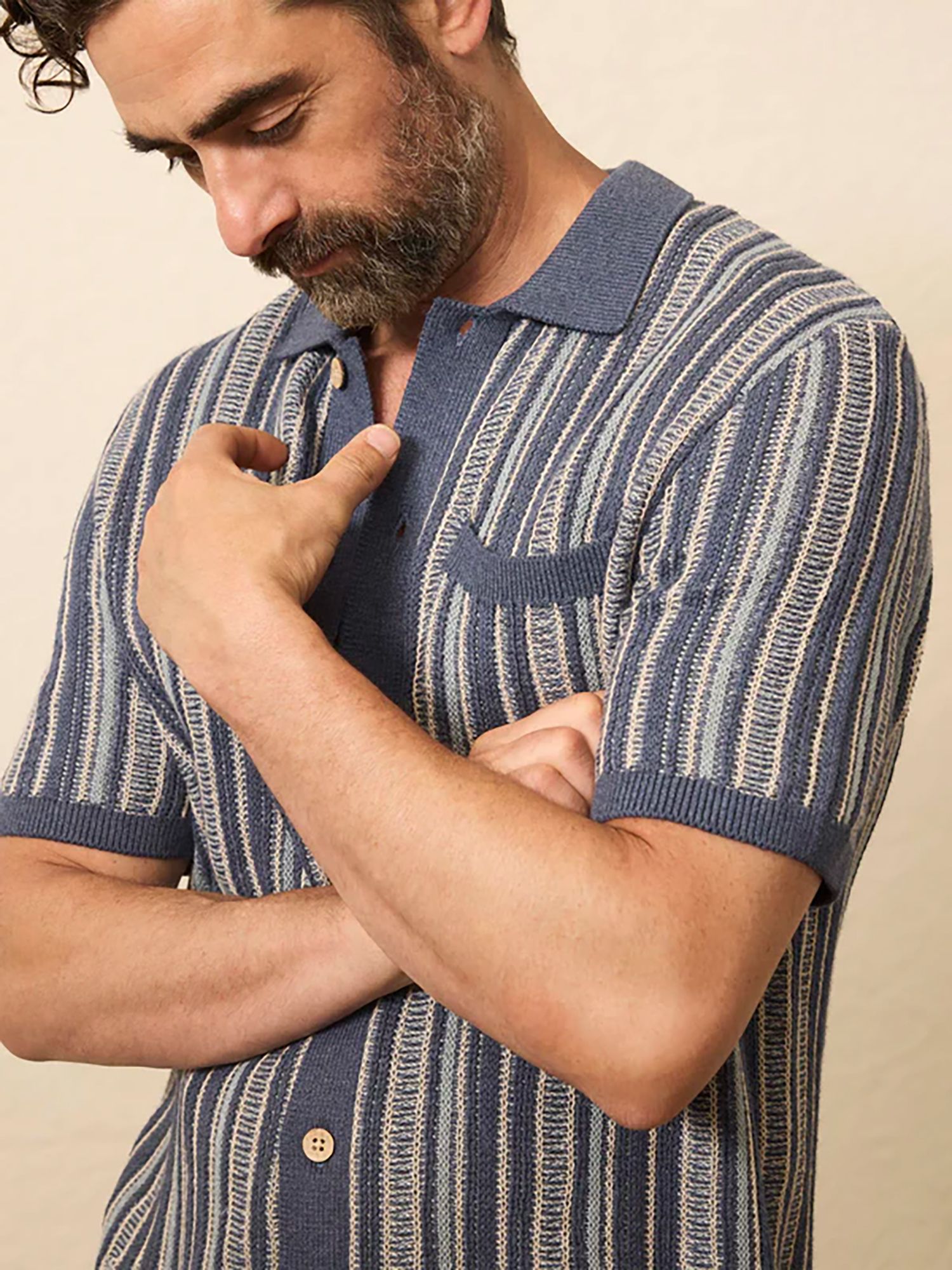 Faherty Men's Sweater Short Sleeve Shirt product image