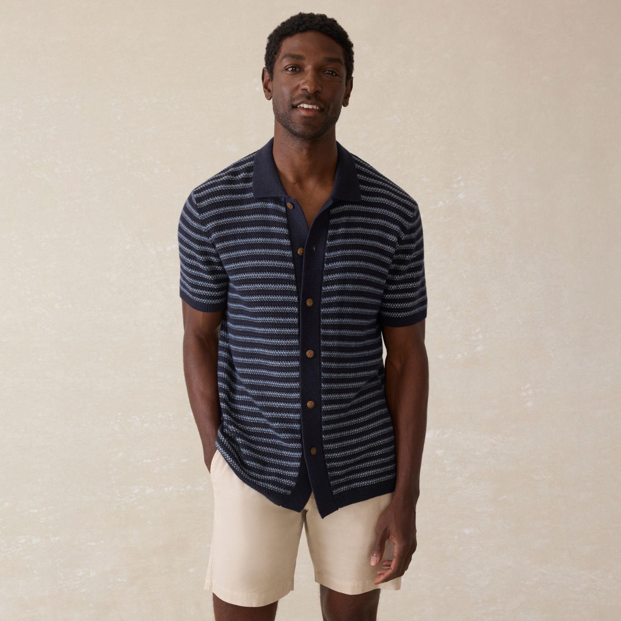 Faherty Men's Sweater Short Sleeve Shirt product image
