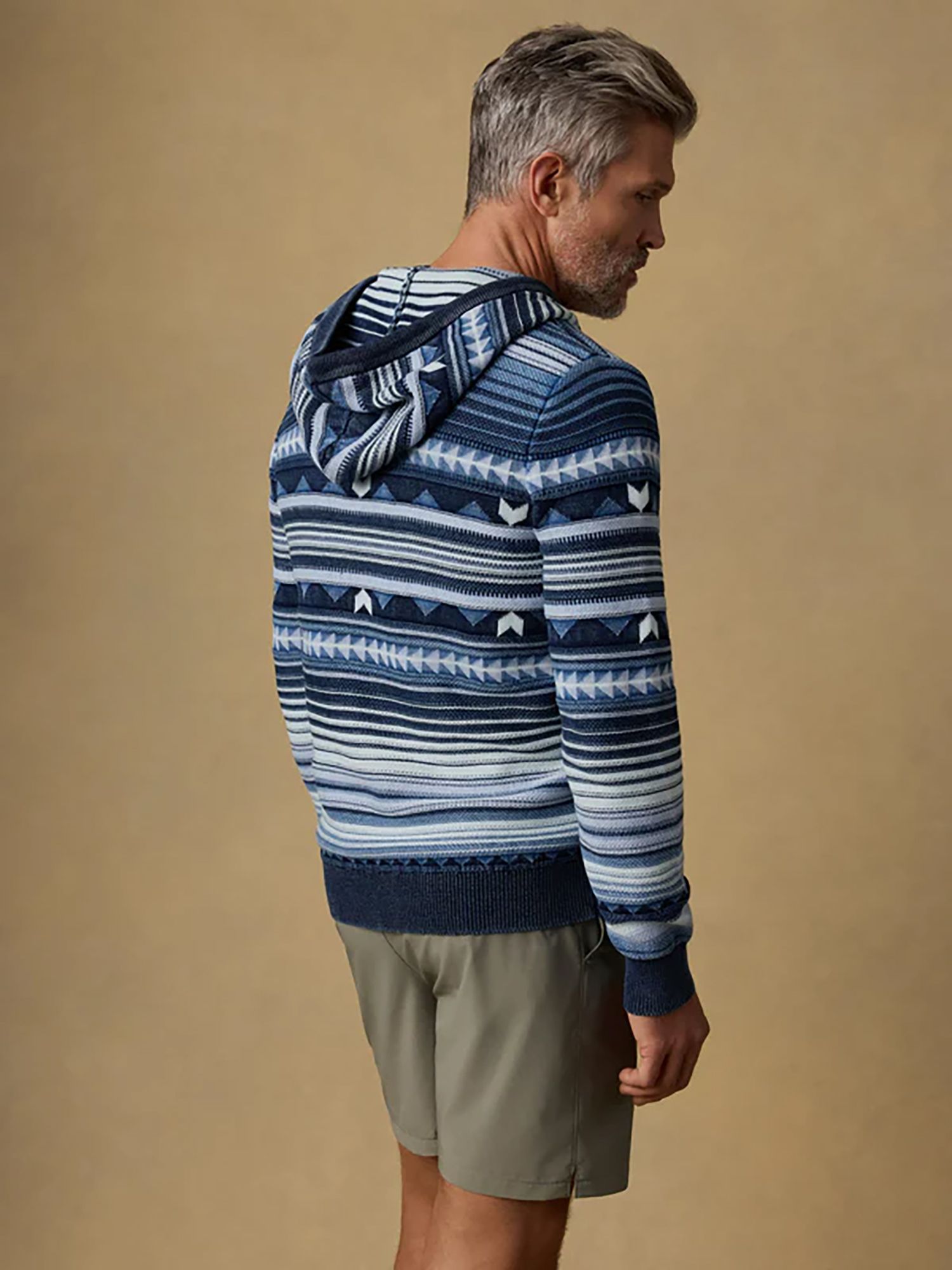 Faherty  Men's Indigo Hoodie product image