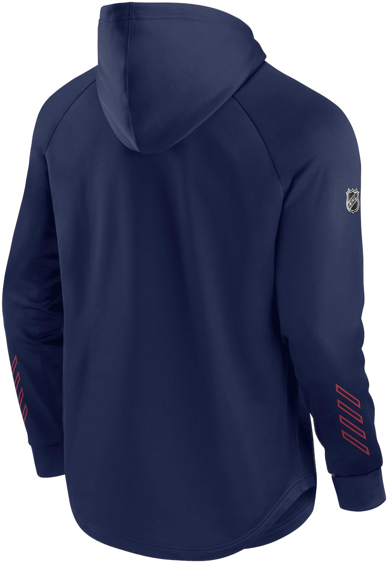 NHL New York Rangers Authentic Pro Locker Room Navy Pullover Hoodie product image