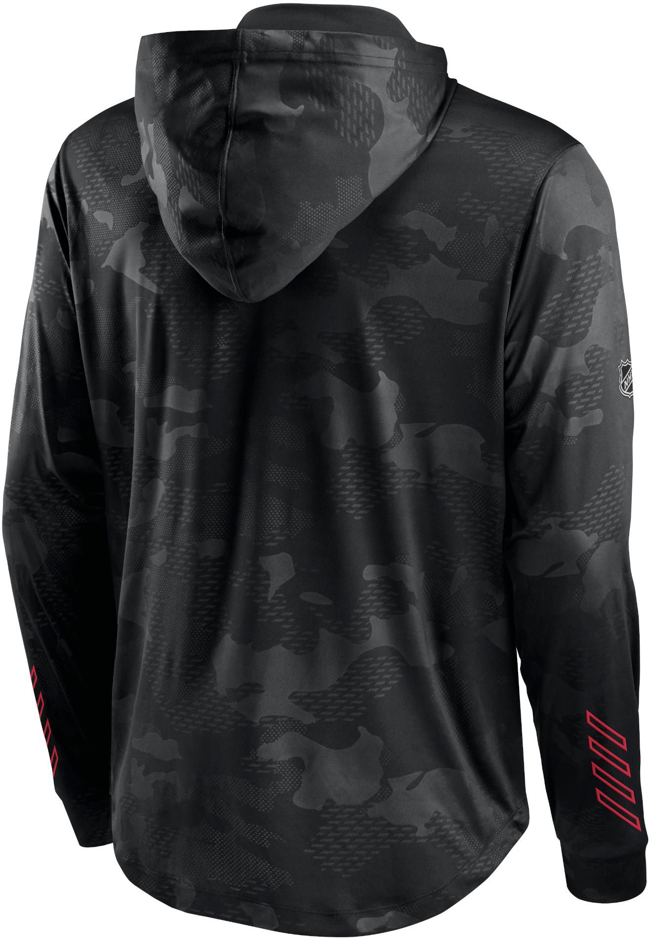 NHL Chicago Blackhawks Authentic Pro Black Pullover Hoodie product image