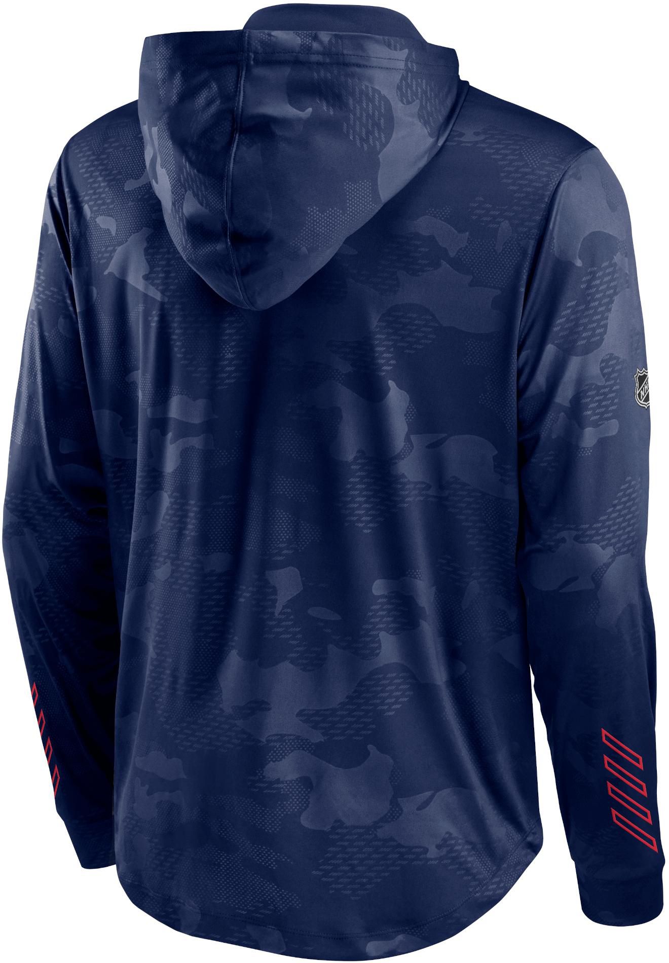 NHL Columbus Blue Jackets Authentic Pro Navy Pullover Hoodie product image