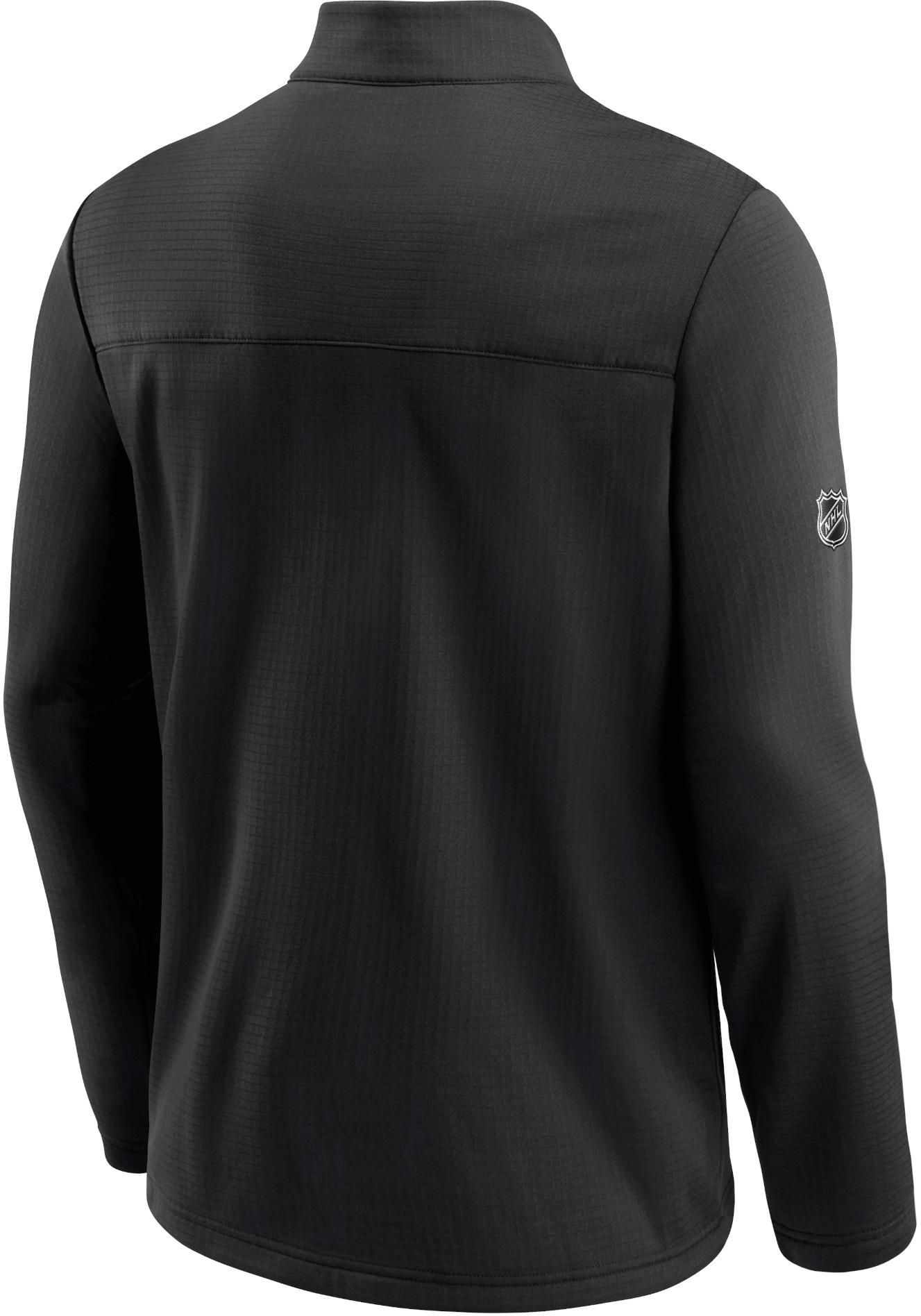 NHL Dallas Stars Authentic Pro Travel and Training Black Quarter-Zip Pullover Shirt product image