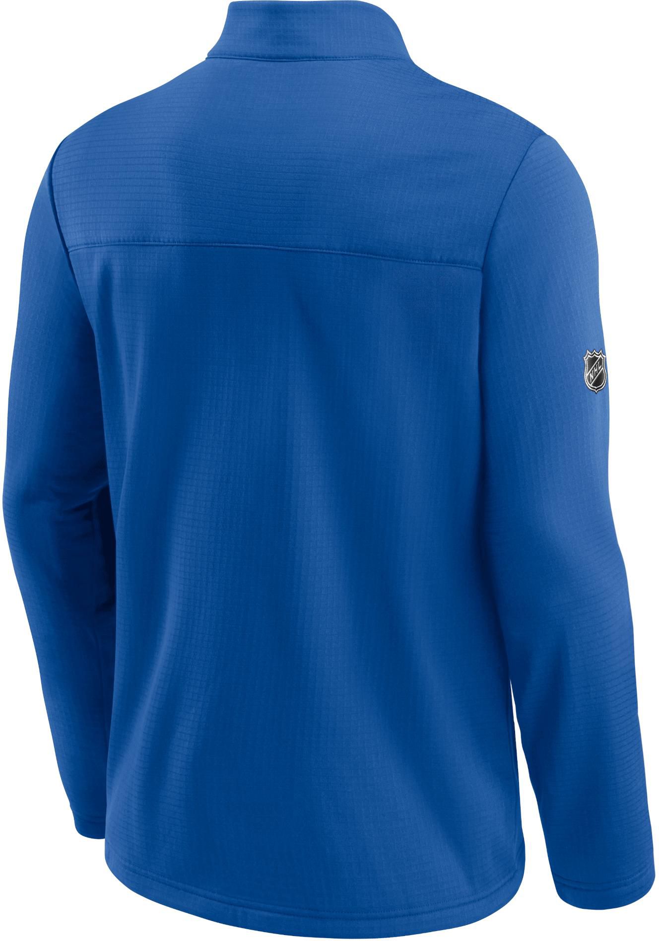 NHL Buffalo Sabres Authentic Pro Travel and Training Royal Quarter-Zip Pullover Shirt product image
