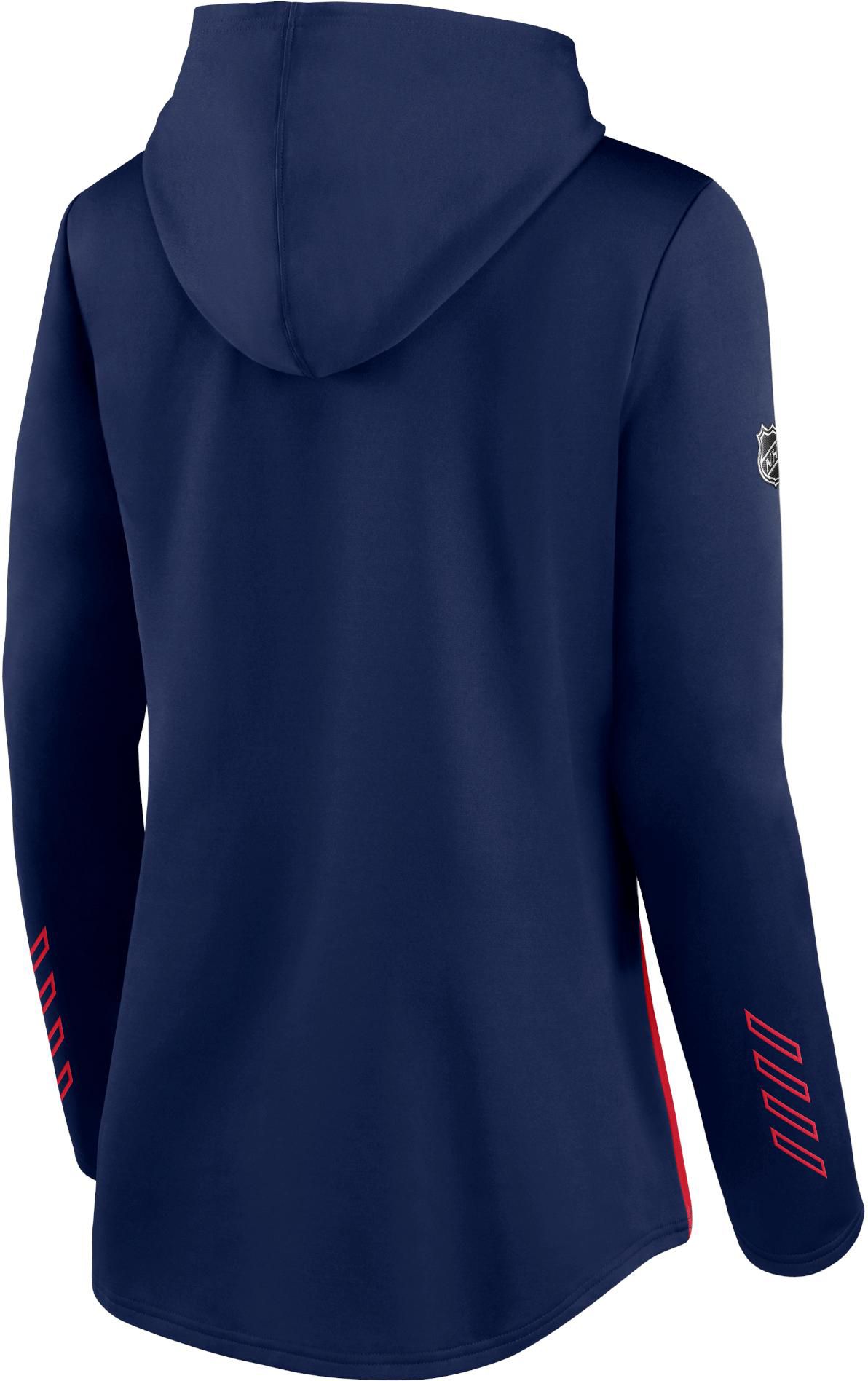 NHL Women's Columbus Blue Jackets Authentic Pro Locker Room Navy Pullover Hoodie product image