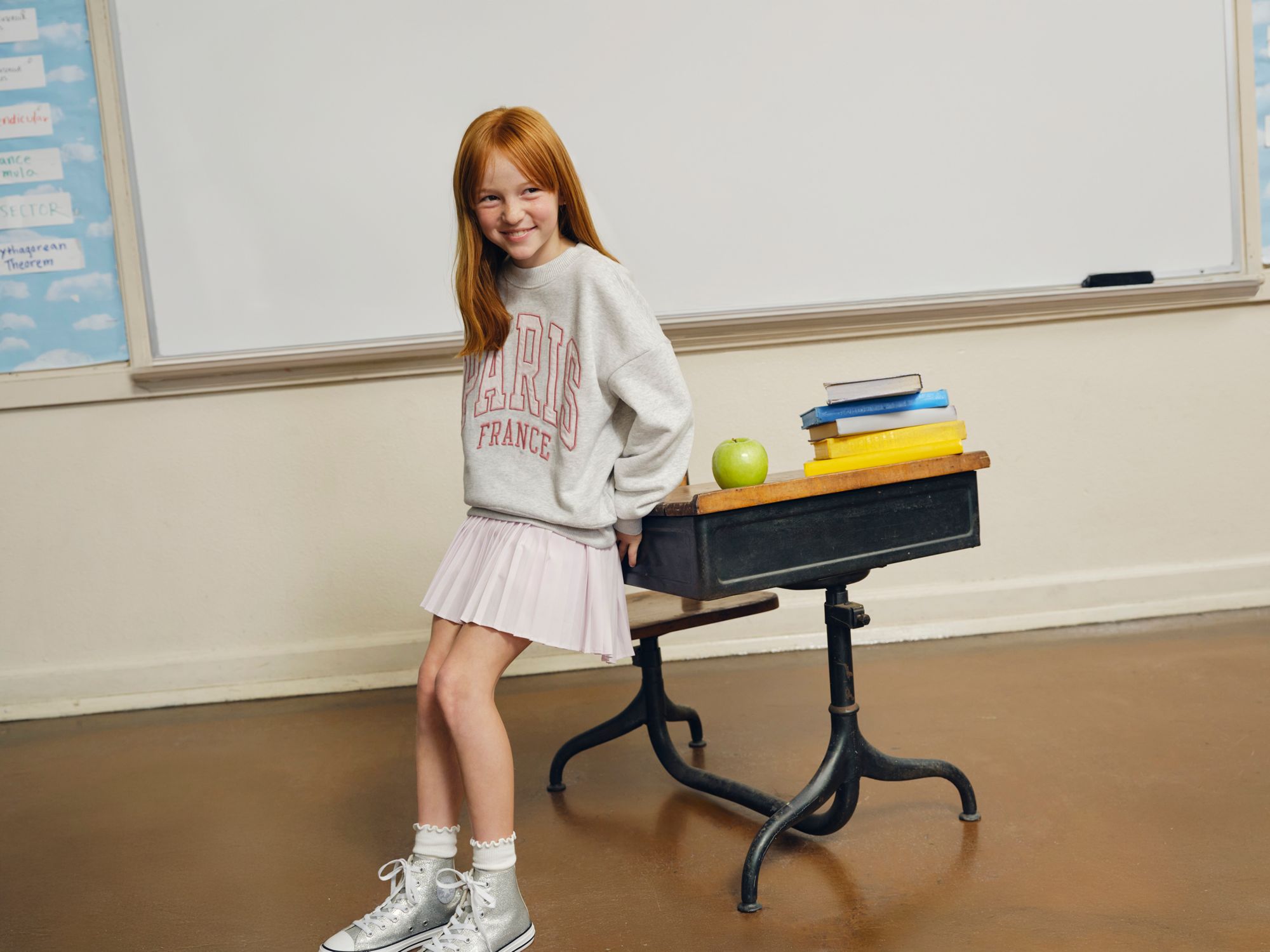 abercrombie kids ypb pleated skort product image