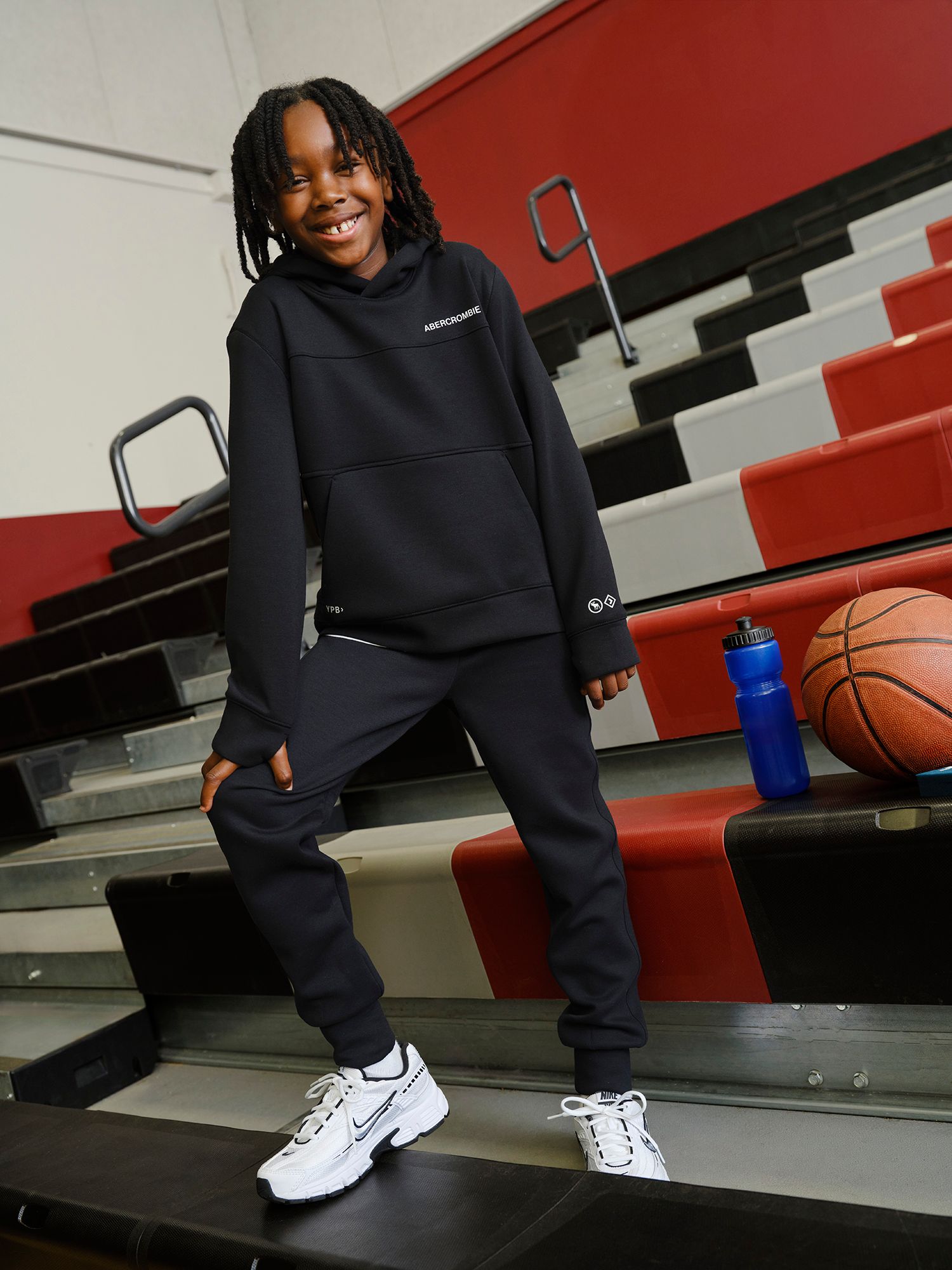 abercrombie kids neoknit technical pullover hoodie product image