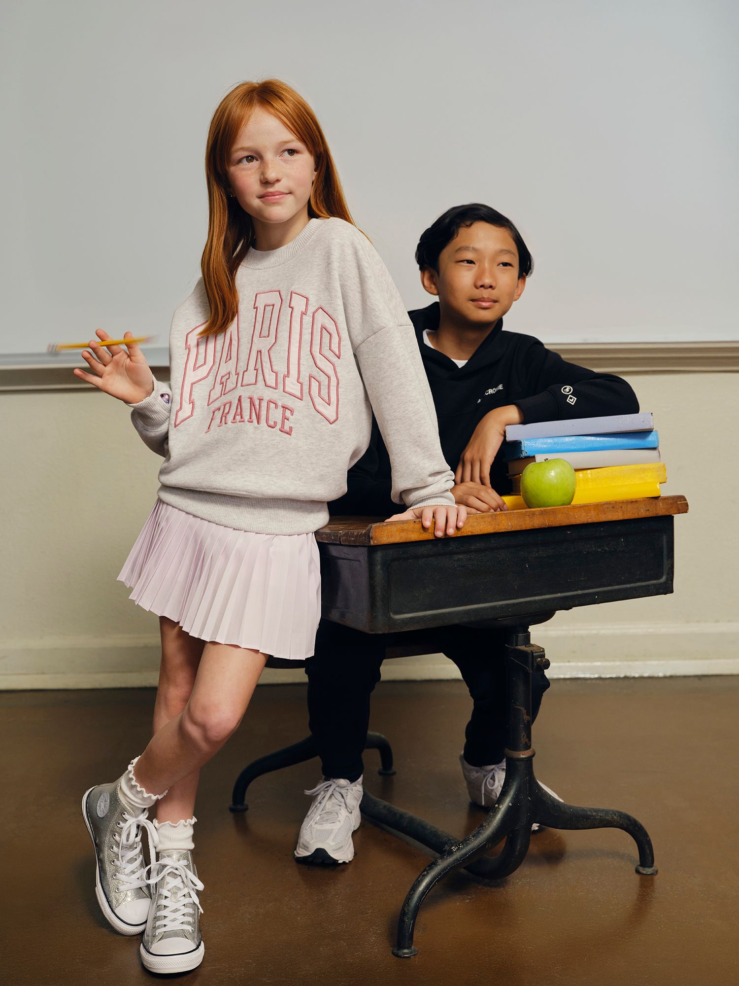 abercrombie kids neoknit technical pullover hoodie product image