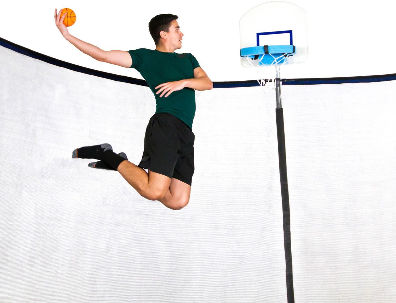 TruJump 15 Foot Trampoline with Net and AirDunk product image