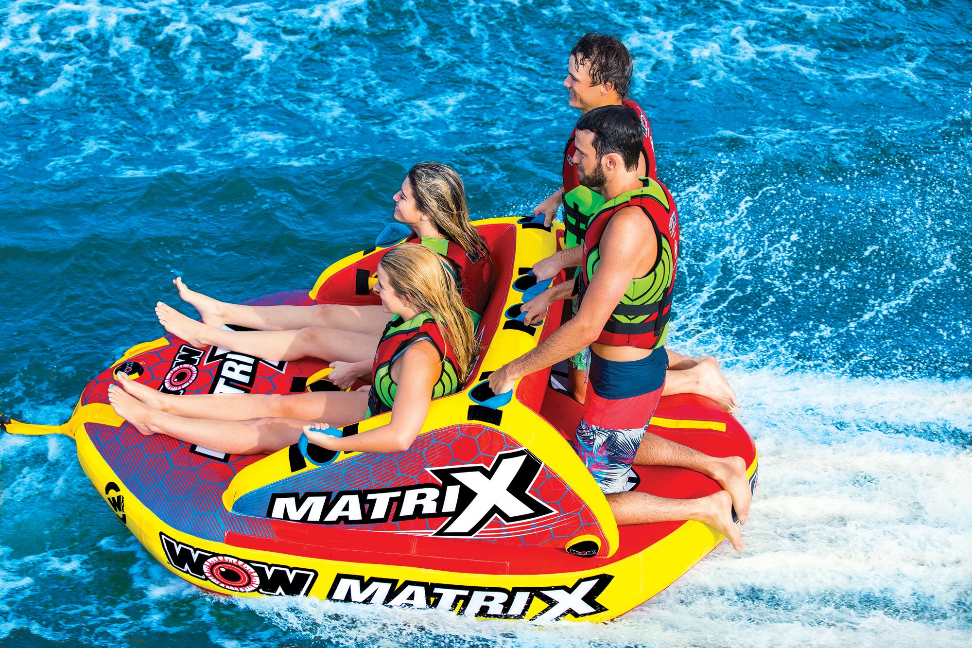 WOW Matrix 4 Person Towable Tube