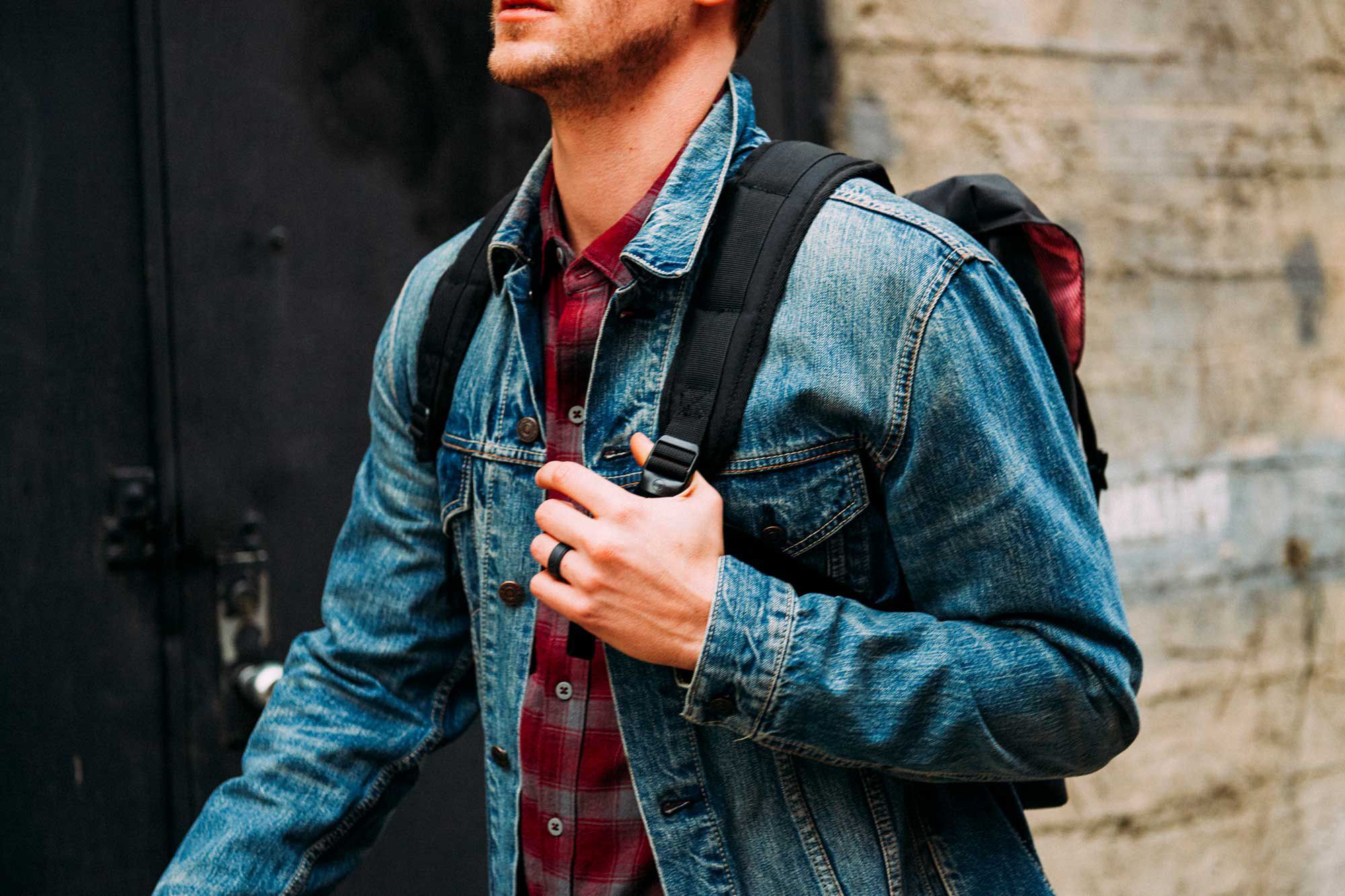 QALO Men's Step Edge Silicone Ring product image