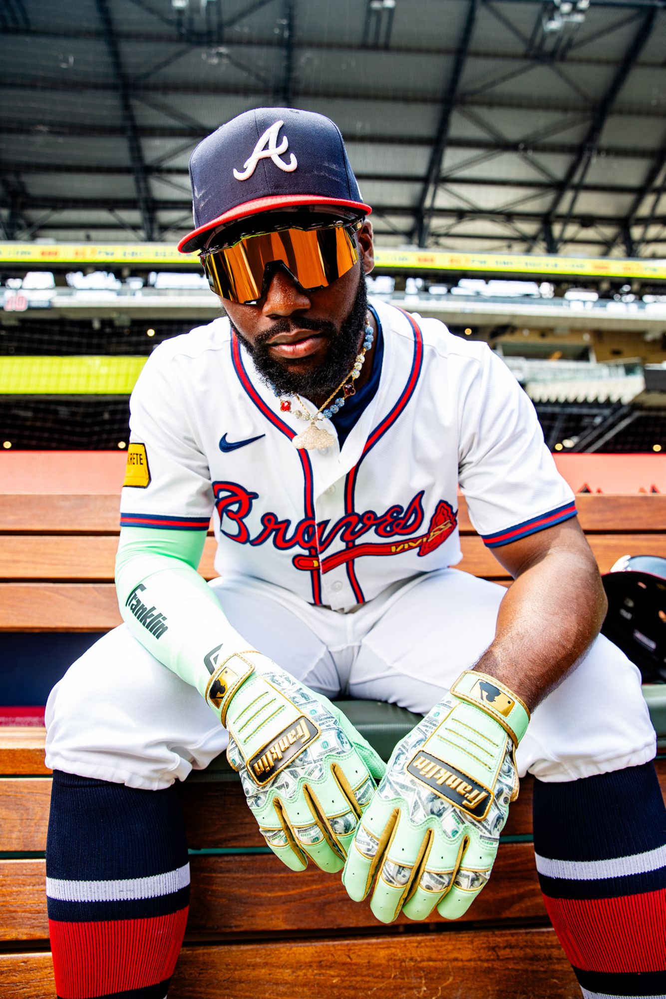 Franklin Youth Michael Harris II CFX Pro Batting Gloves product image