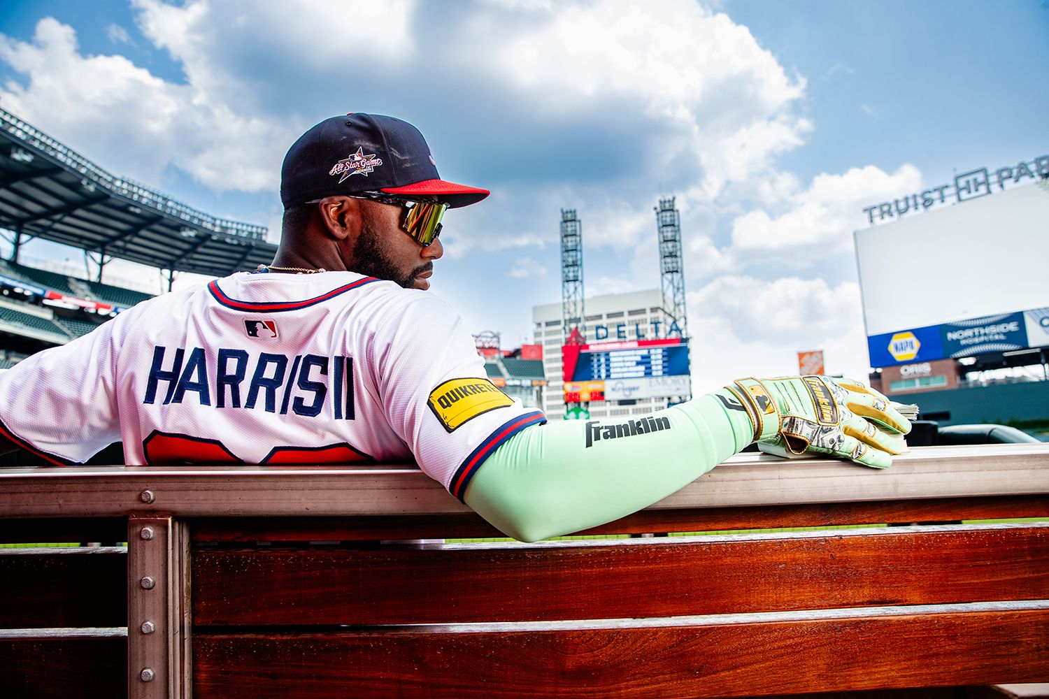 Franklin Youth Michael Harris II CFX Pro Batting Gloves product image