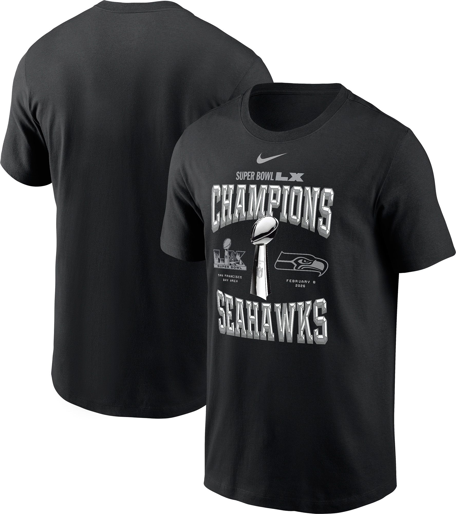 Nike Men's 2025-26 Super Bowl LX Champions Seattle Seahawks Locker Room T-Shirt product image