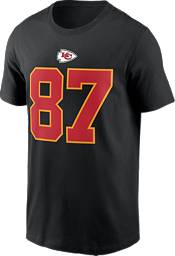 Nike Men's Kansas City Chiefs Travis Kelce #87 Black T-Shirt product image