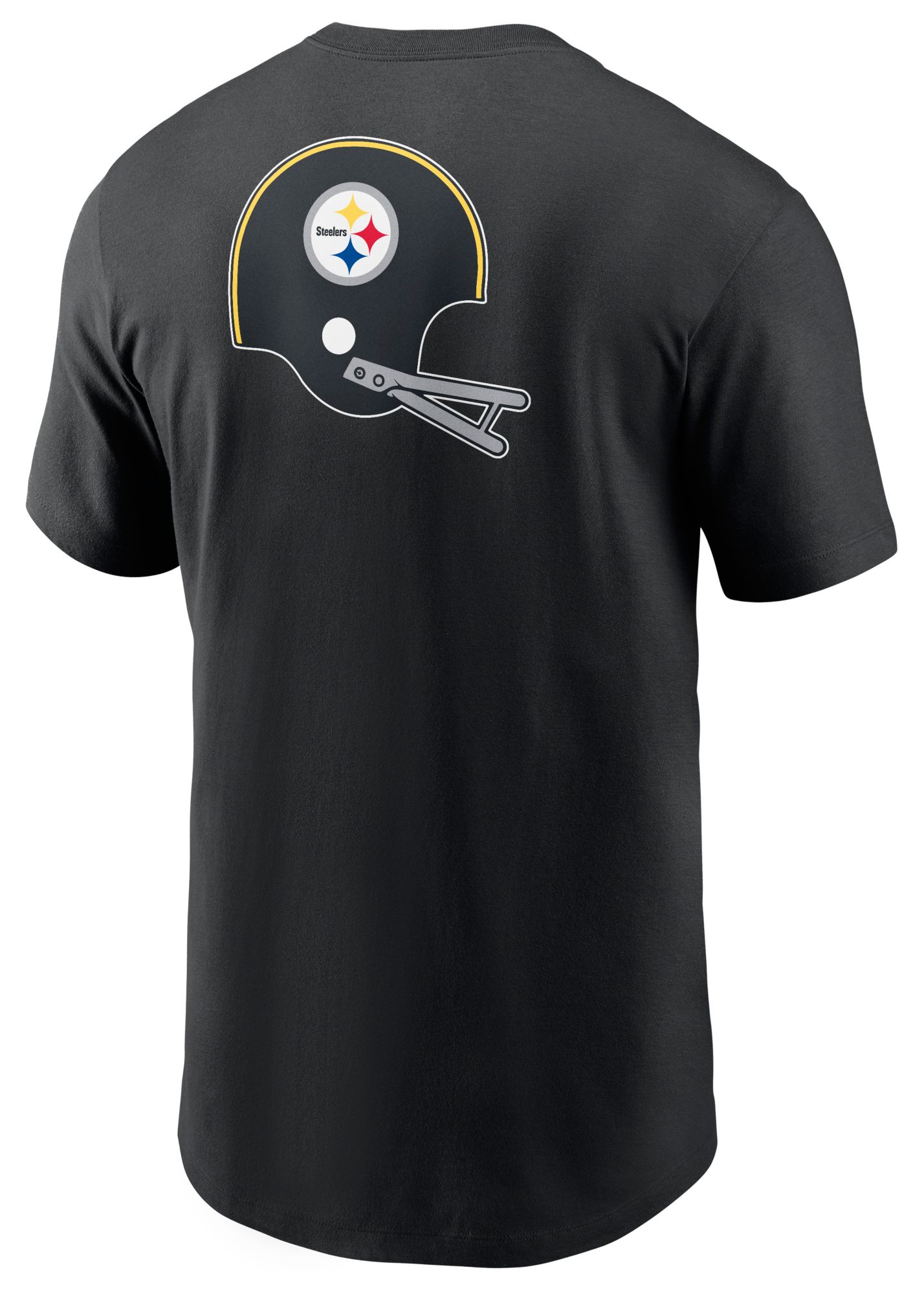 Nike Men's Pittsburgh Steelers Black Rewind Patch T-Shirt product image