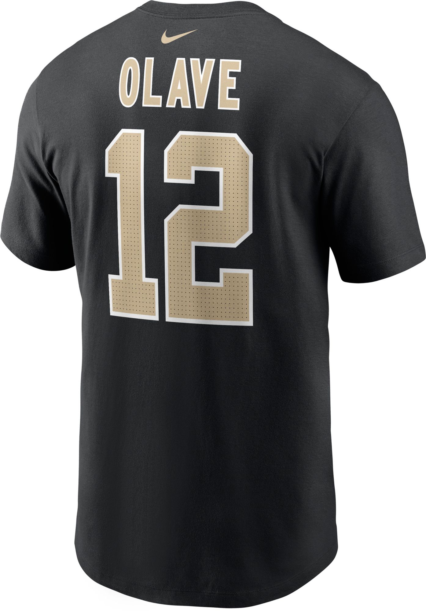 Nike Men's New Orleans Saints Chris Olave #12 Black T-Shirt product image