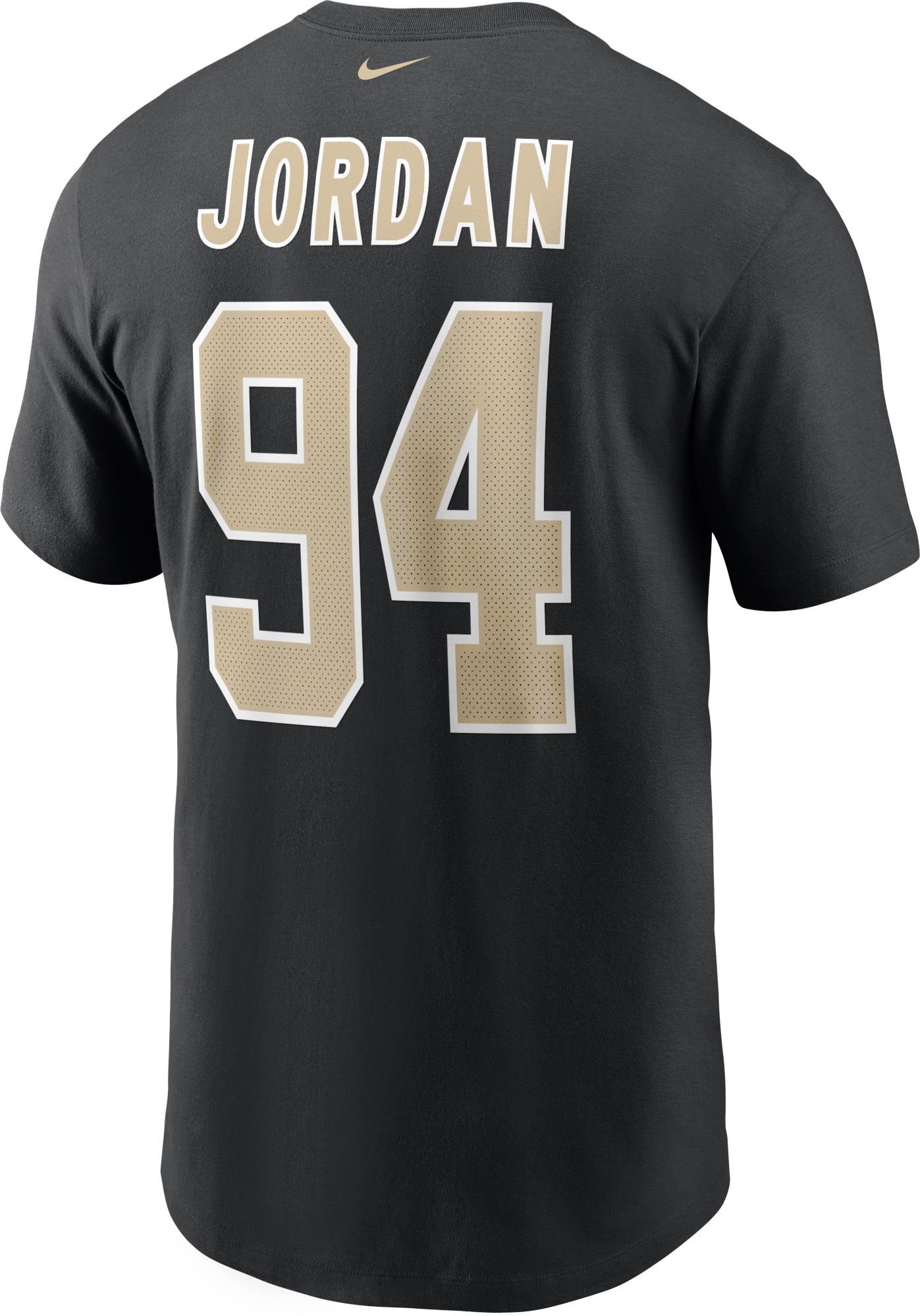 Nike Men's New Orleans Saints Cam Jordan #94 Legend Black T-Shirt product image