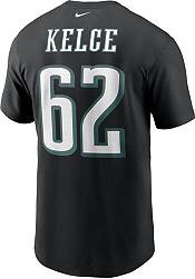 Nike Men's Philadelphia Eagles Jason Kelce #62 Logo Black T-Shirt product image