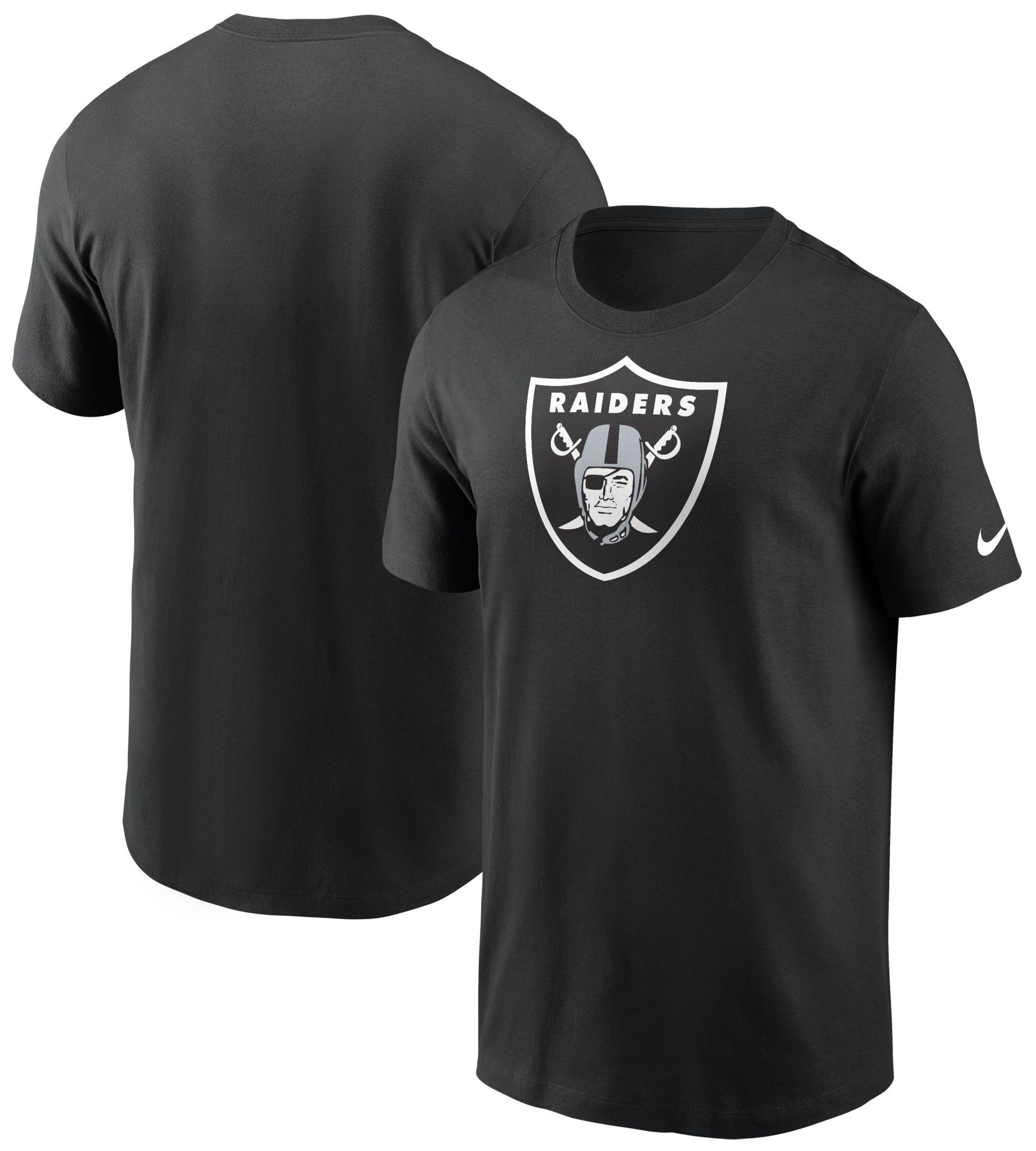 Nike Men's Las Vegas Raiders Black Essential Logo T-Shirt product image