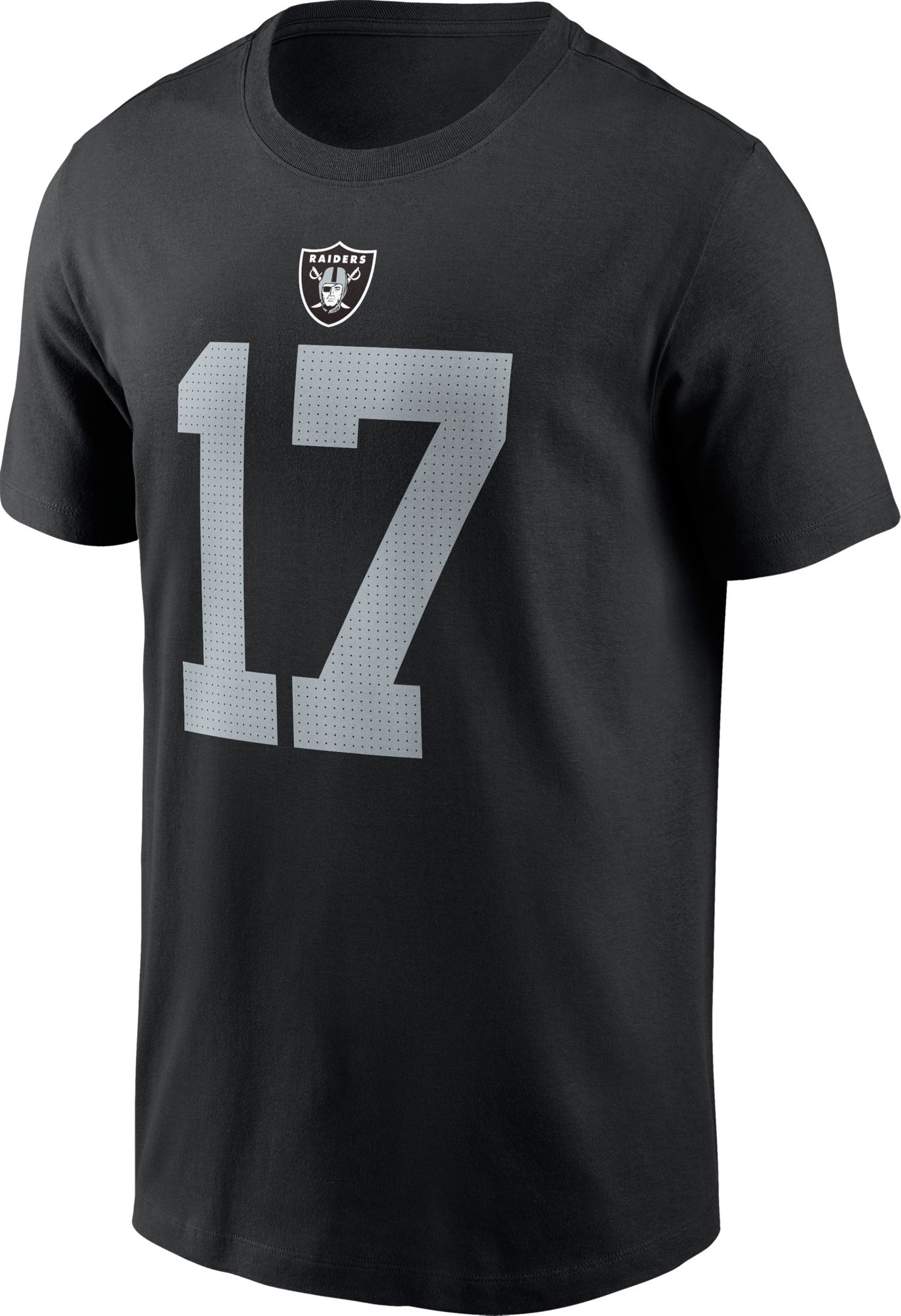 Nike Men's Las Vegas Raiders Davante Adams #17 Black T-Shirt