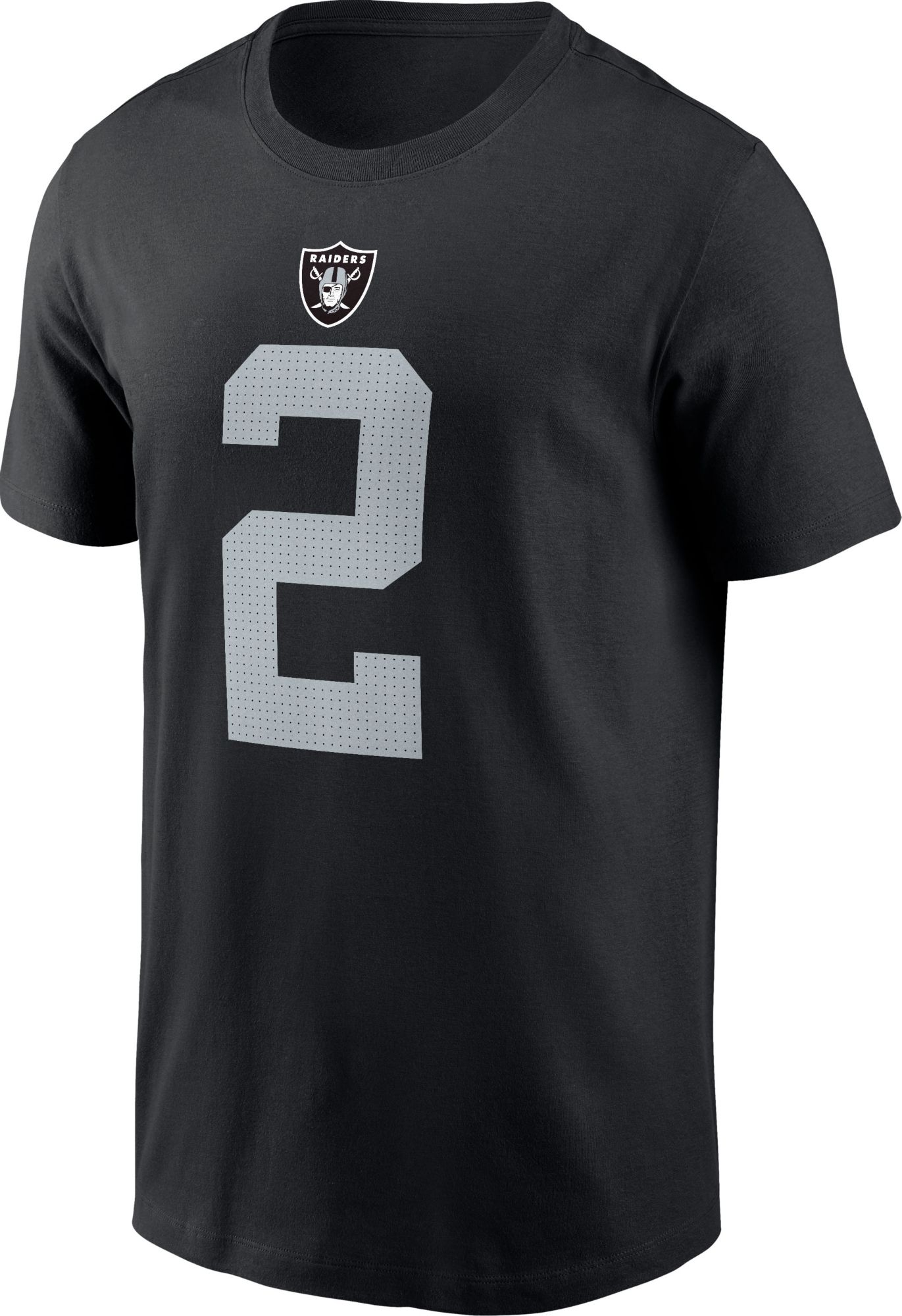 Nike Men's Las Vegas Raiders Draft Pick #1 Black T-Shirt product image