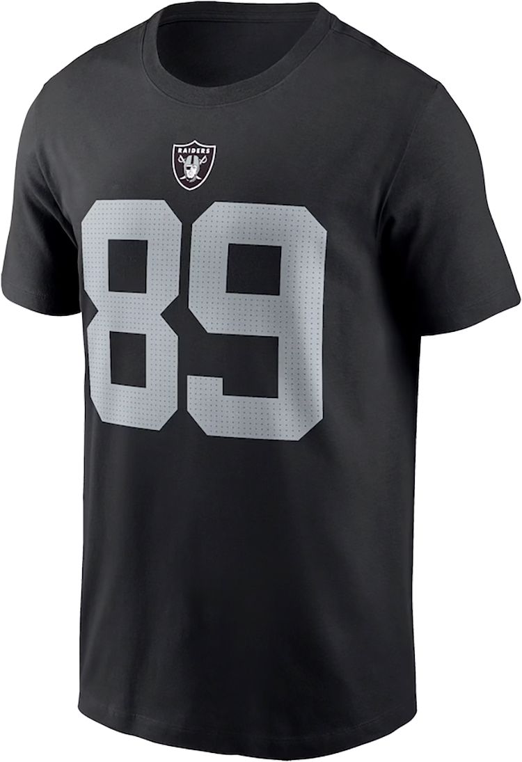 Nike Men's Las Vegas Raiders Brock Bowers #89 Black T-Shirt product image