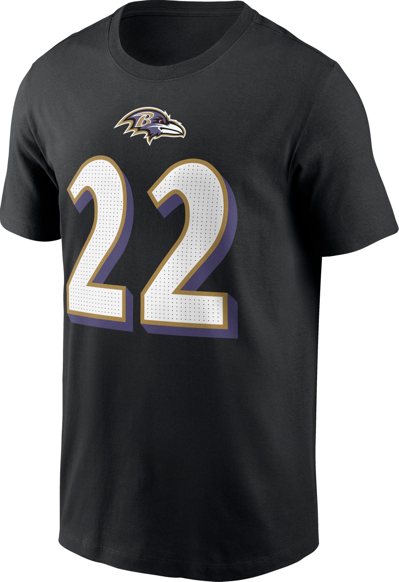Nike Men's Baltimore Ravens Derrick Henry #22 Black T-Shirt product image