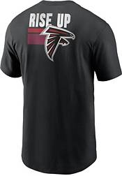 Nike Men's Atlanta Falcons Blitz Back Slogan Black T-Shirt product image