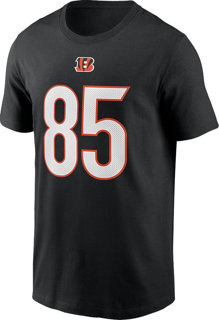 Nike Men's Cincinnati Bengals Tee Higgins #85 Black T-Shirt