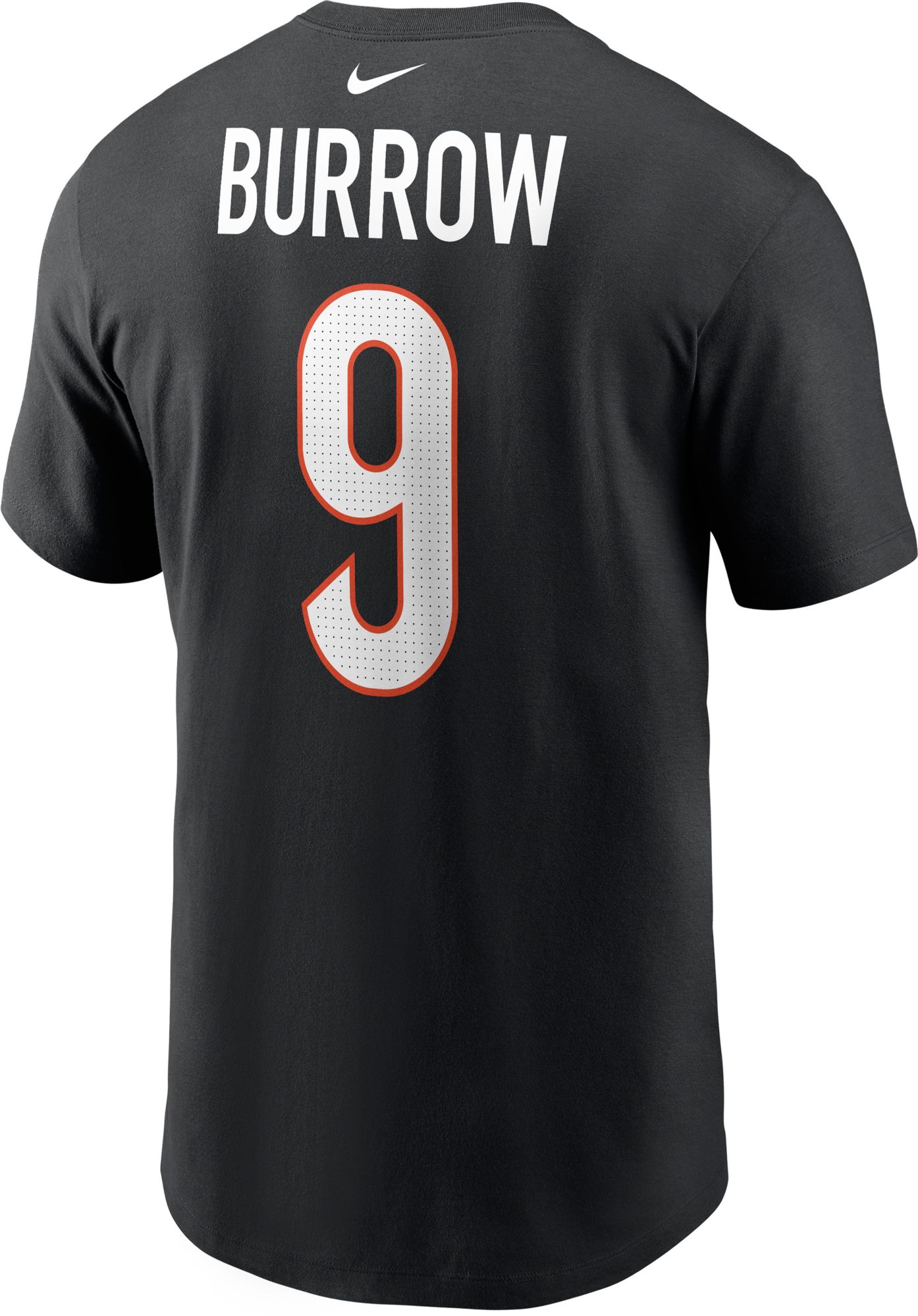 Nike Men's Cincinnati Bengals Joe Burrow #9 Black T-Shirt product image