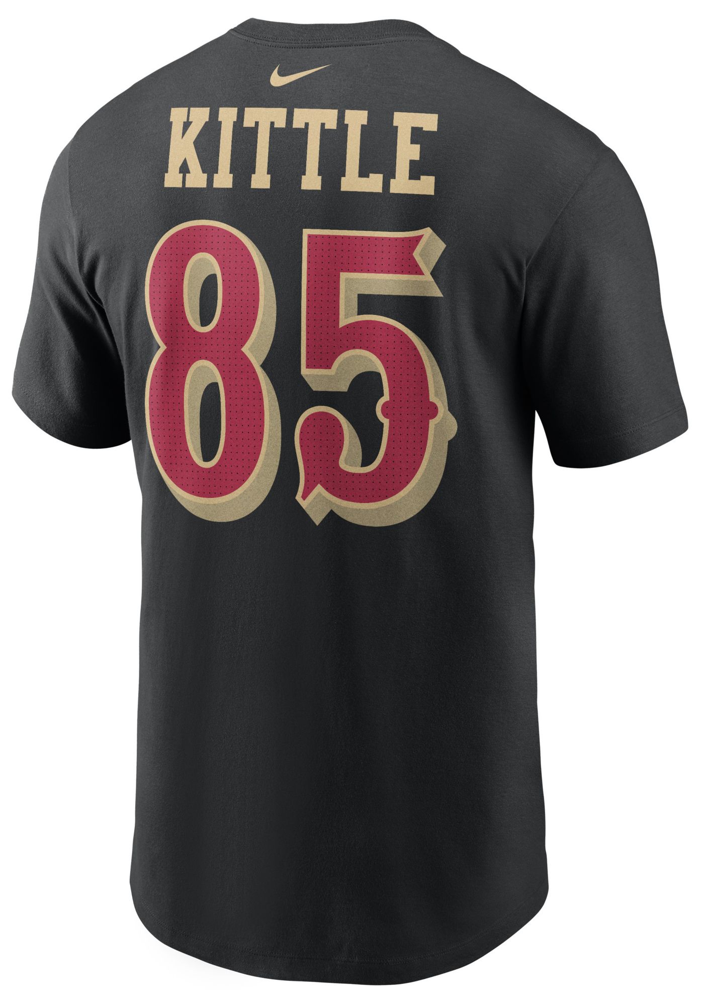 Nike Men's George Kittle #85 San Francisco 49ers Black T-Shirt product image