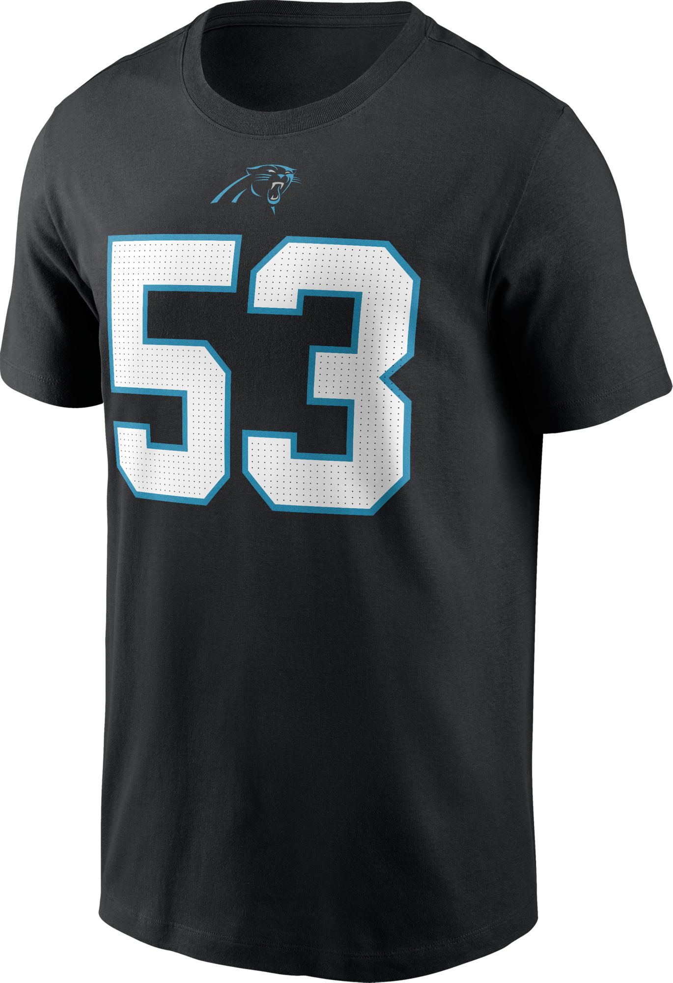 Nike Carolina Panthers No53 Brian Burns Blue Alternate Men's Stitched NFL 100th Season Vapor Limited Jersey