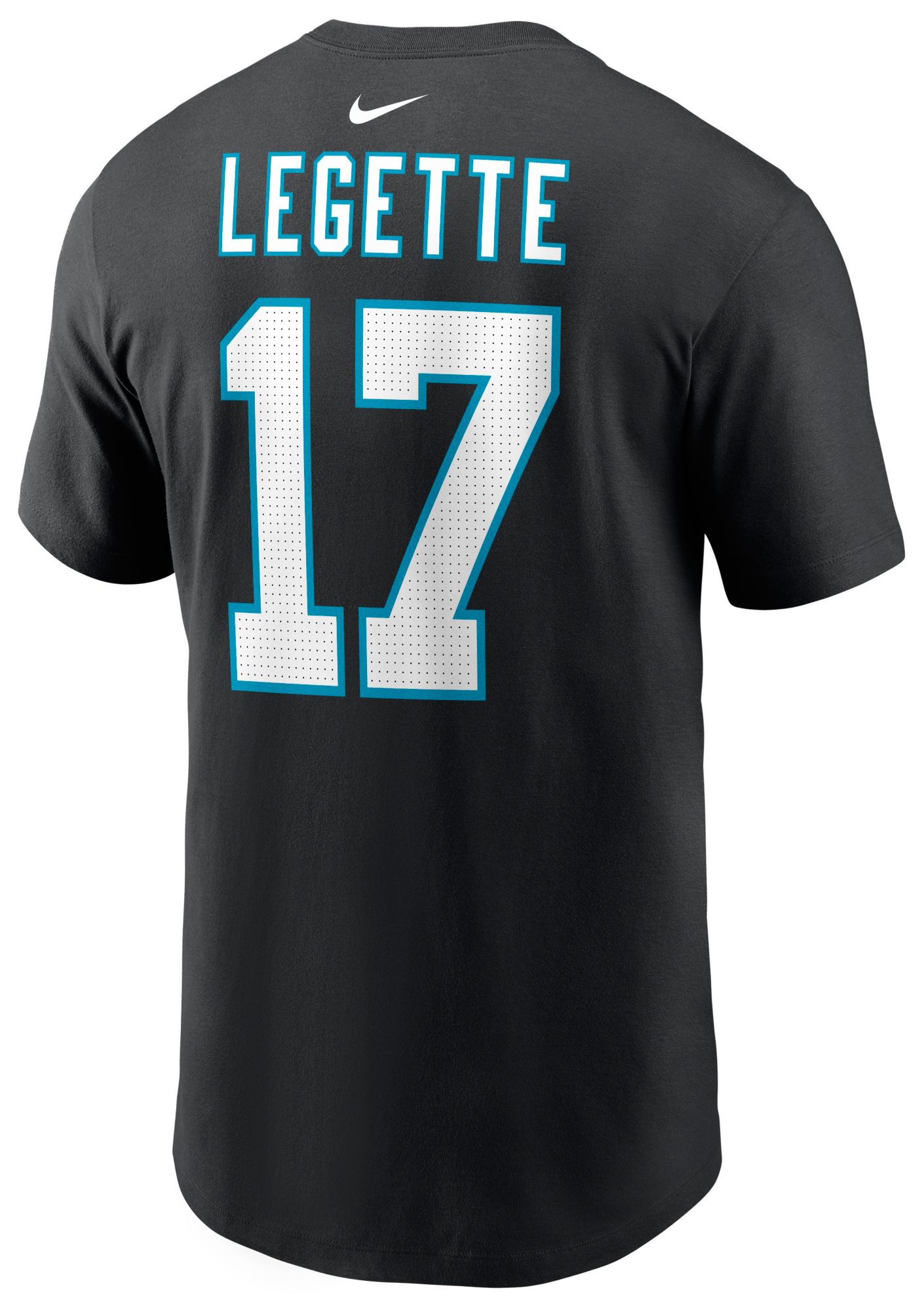 Nike Men's Carolina Panthers Xavier Legette #17 Black T-Shirt product image