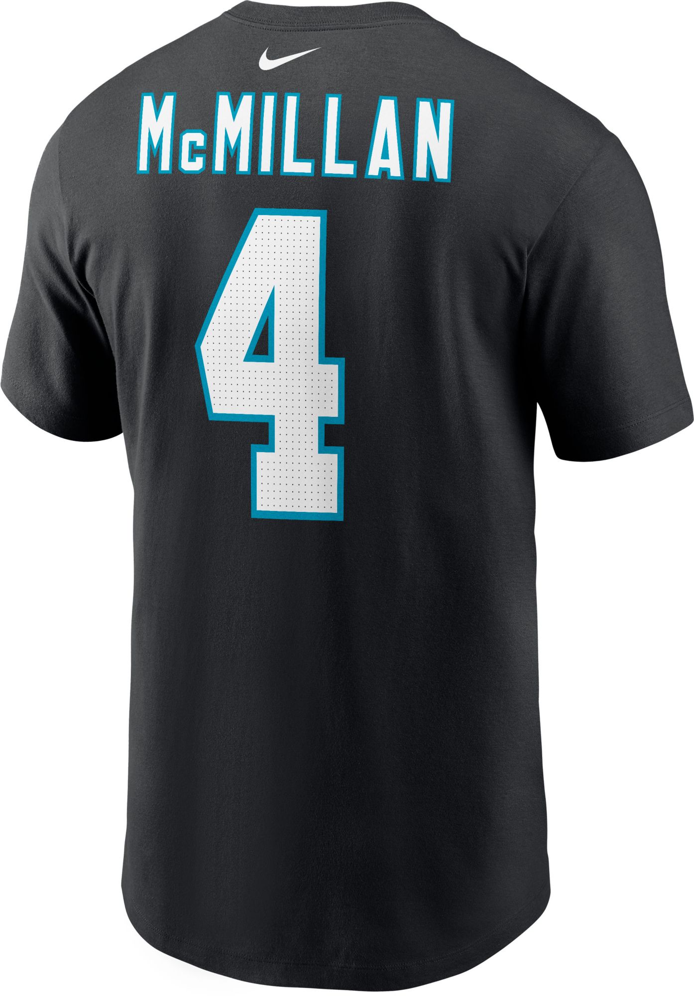 Nike Men's Carolina Panthers Draft Pick #1 Black T-Shirt product image