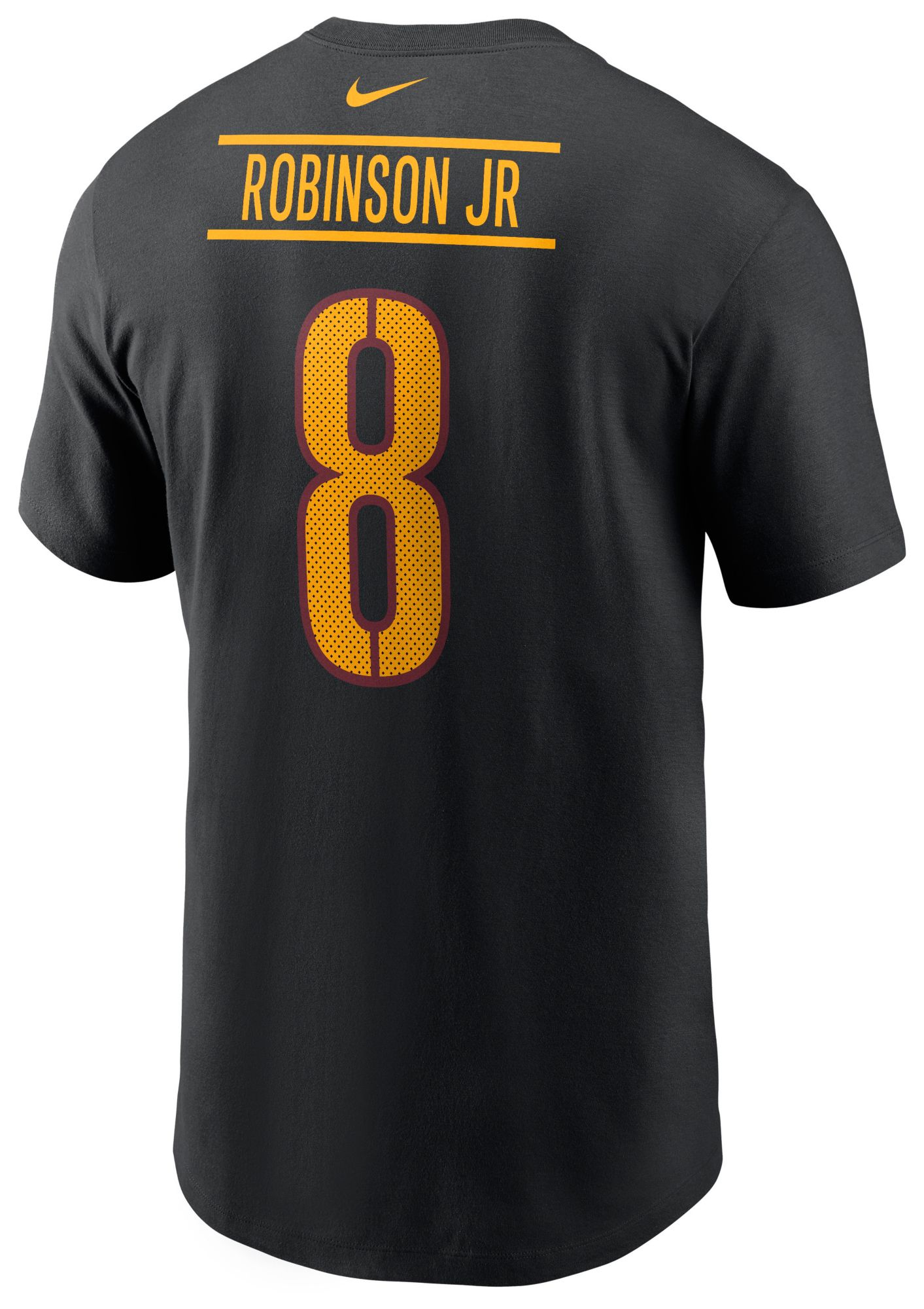 Nike Men's Washington Commanders Brian Robinson Jr #8 Black T-Shirt product image