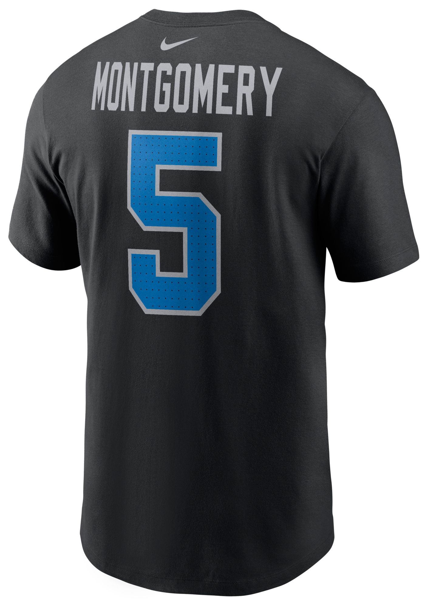 Nike Men's Detroit Lions David Montgomery #5 Black T-Shirt product image