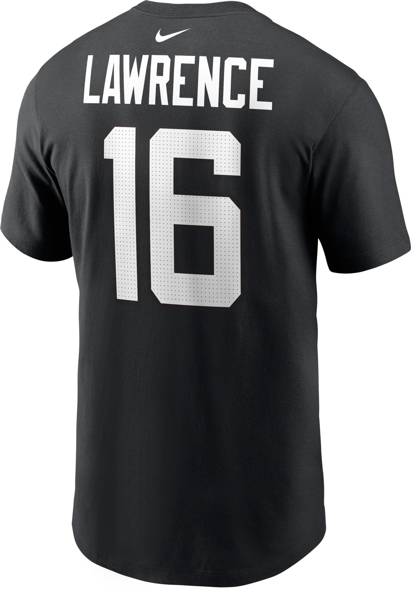 Nike Men's Jacksonville Jaguars Trevor Lawrence #16 Black T-Shirt