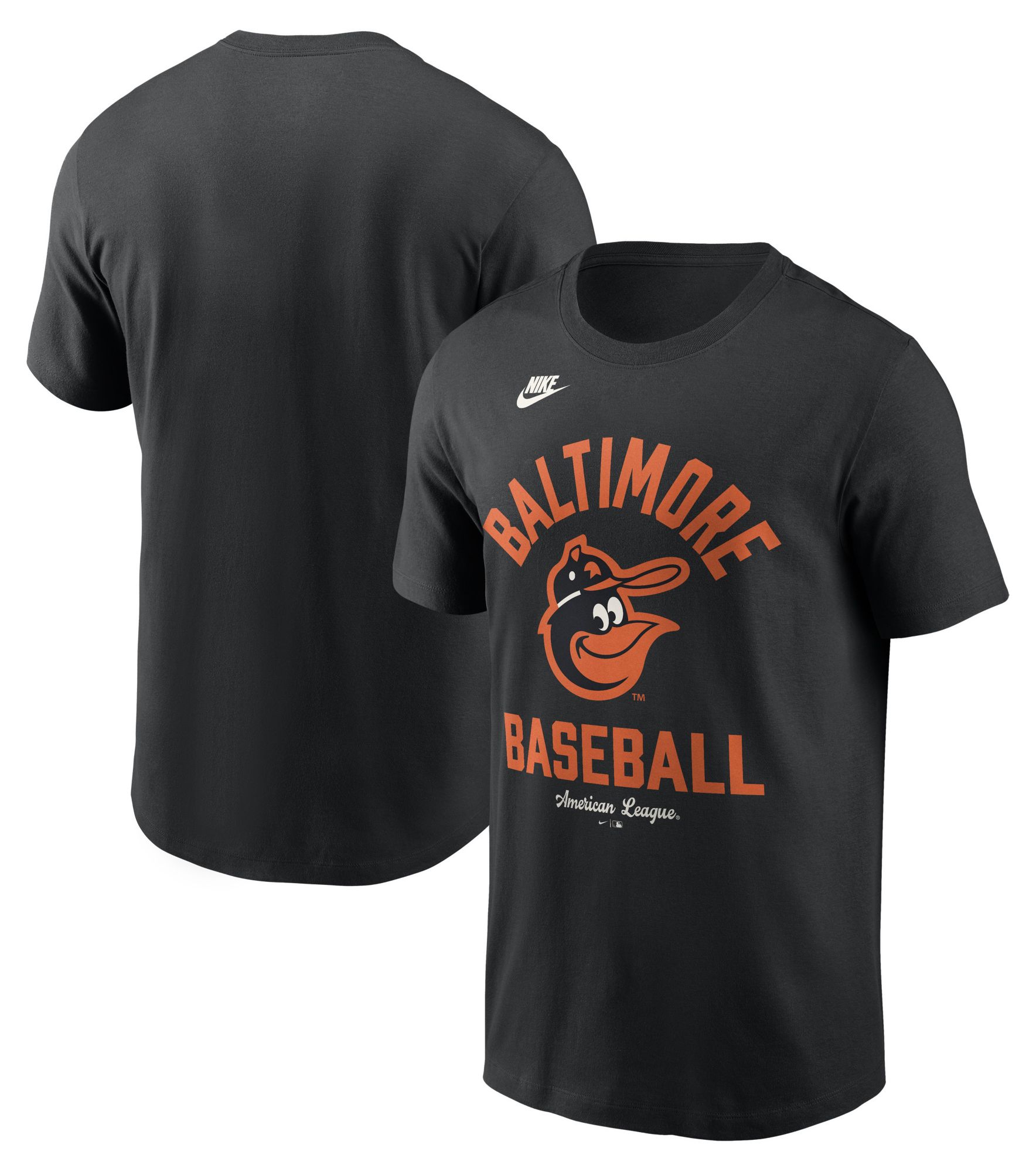 Nike Men's Baltimore Orioles Black Arch Logo Cooperstown T-Shirt product image