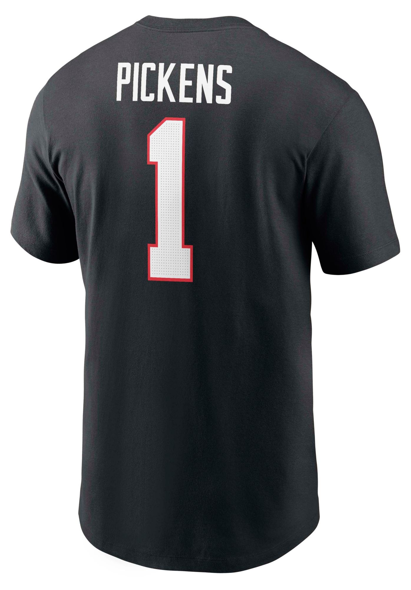 Nike Men's Georgia Bulldogs George Pickens #1 Black Short Sleeve T-Shirt product image